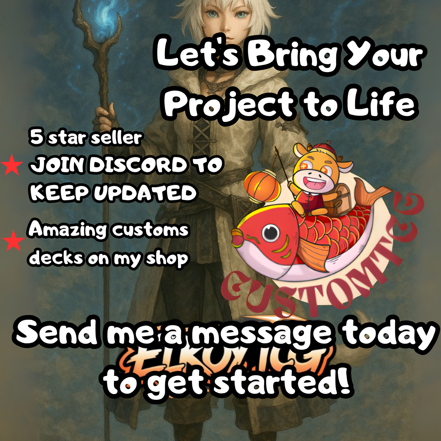 Y'shtola, Night's Blessed Custom Deck