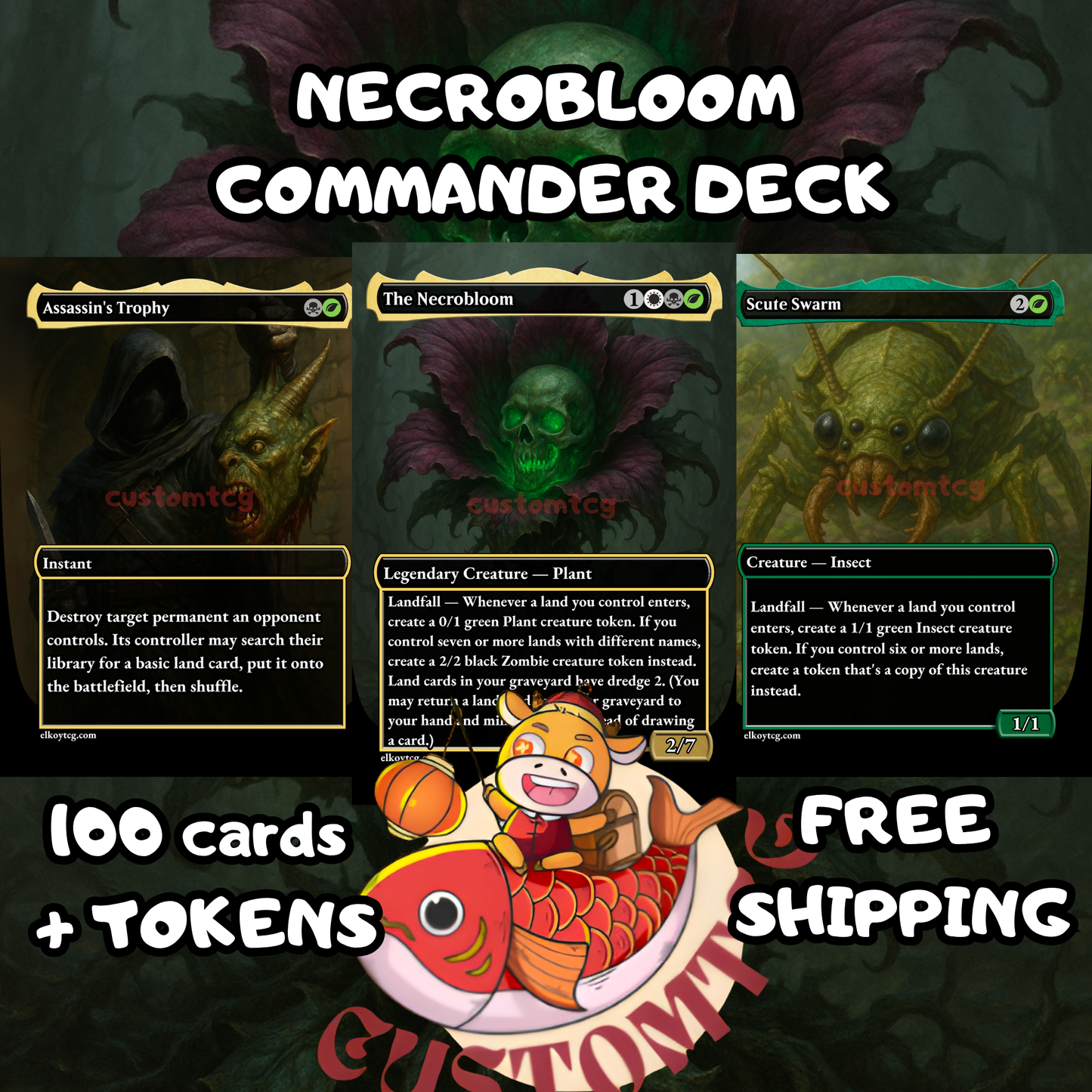 The Necrobloom Custom Deck