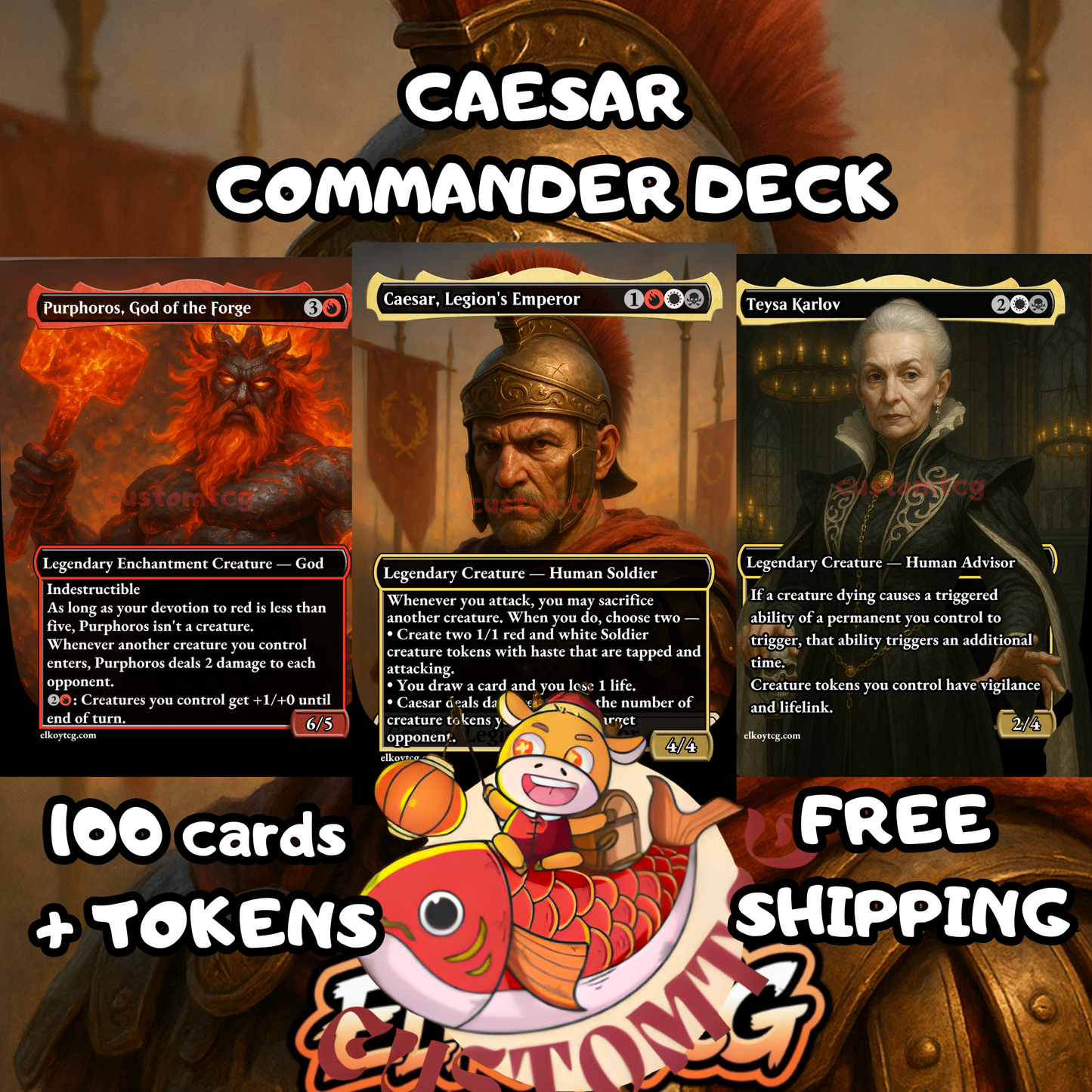 Caesar, Legion's Emperor Custom Deck