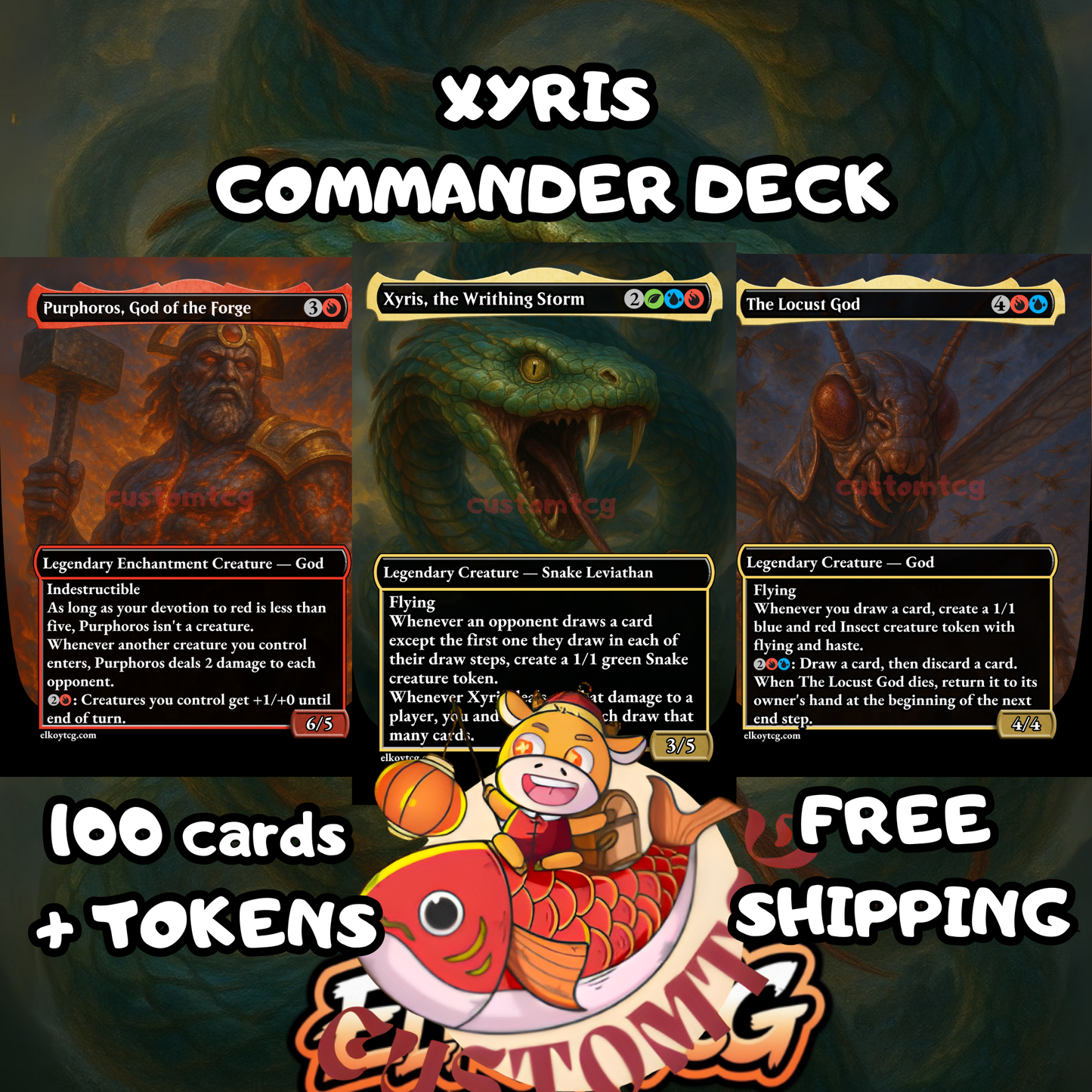 Xyris, the Writhing Storm Custom Deck