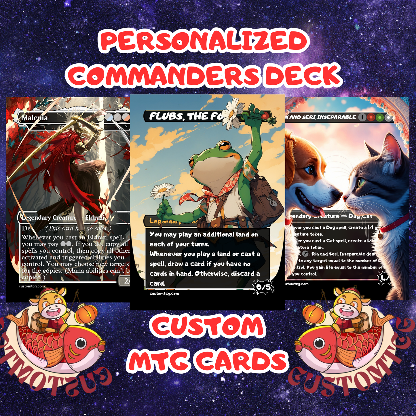 Personalized Commander Decks – Commissions!