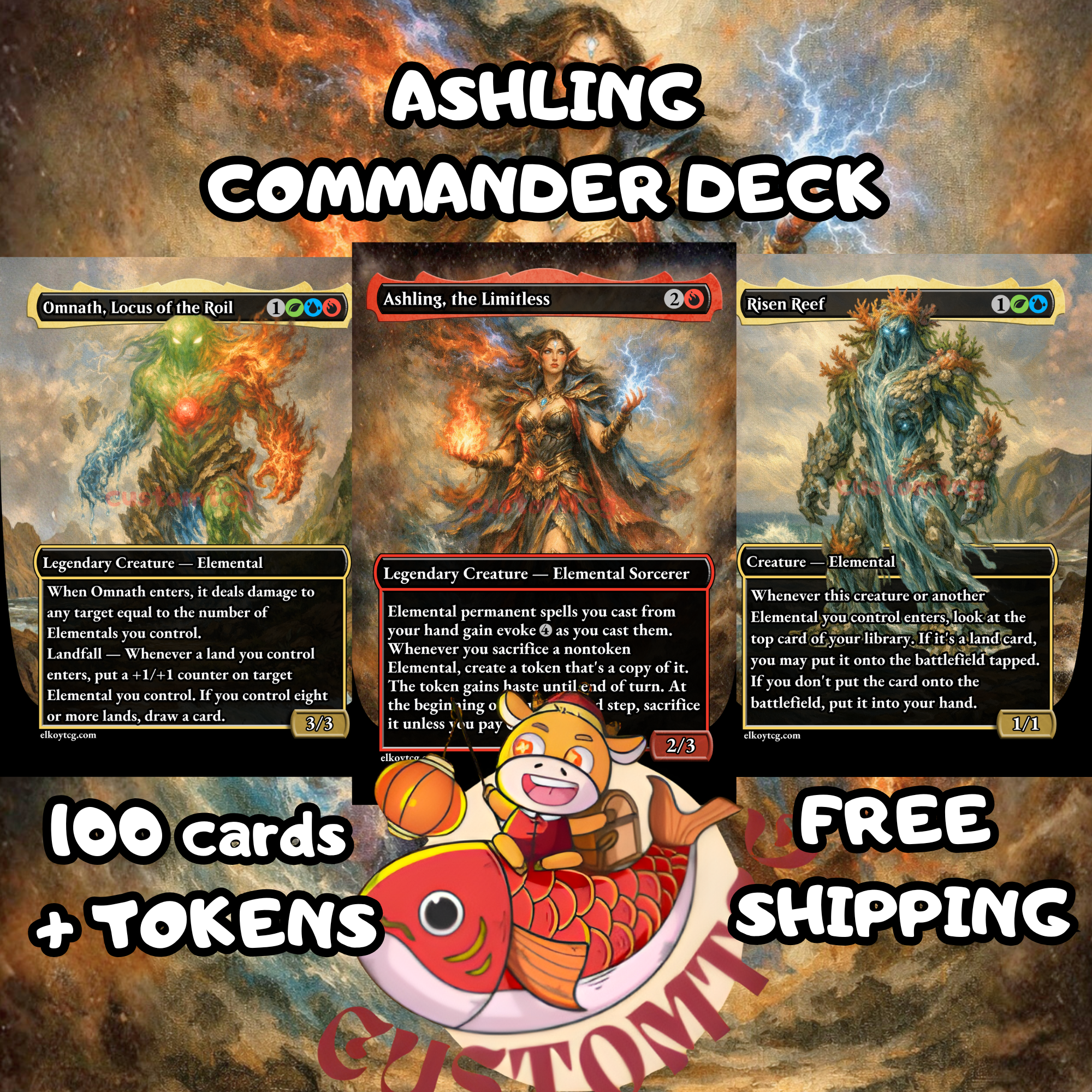 Ashling, the Limitless Custom Deck – ElkoyTCG