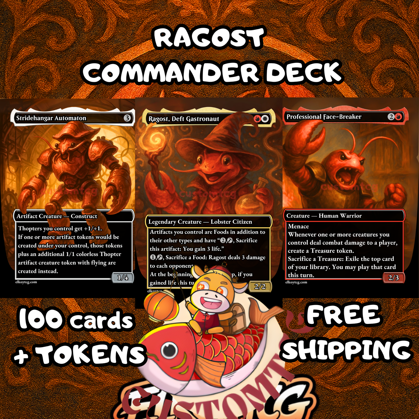 Ragost - Lobster Custom Commander Deck