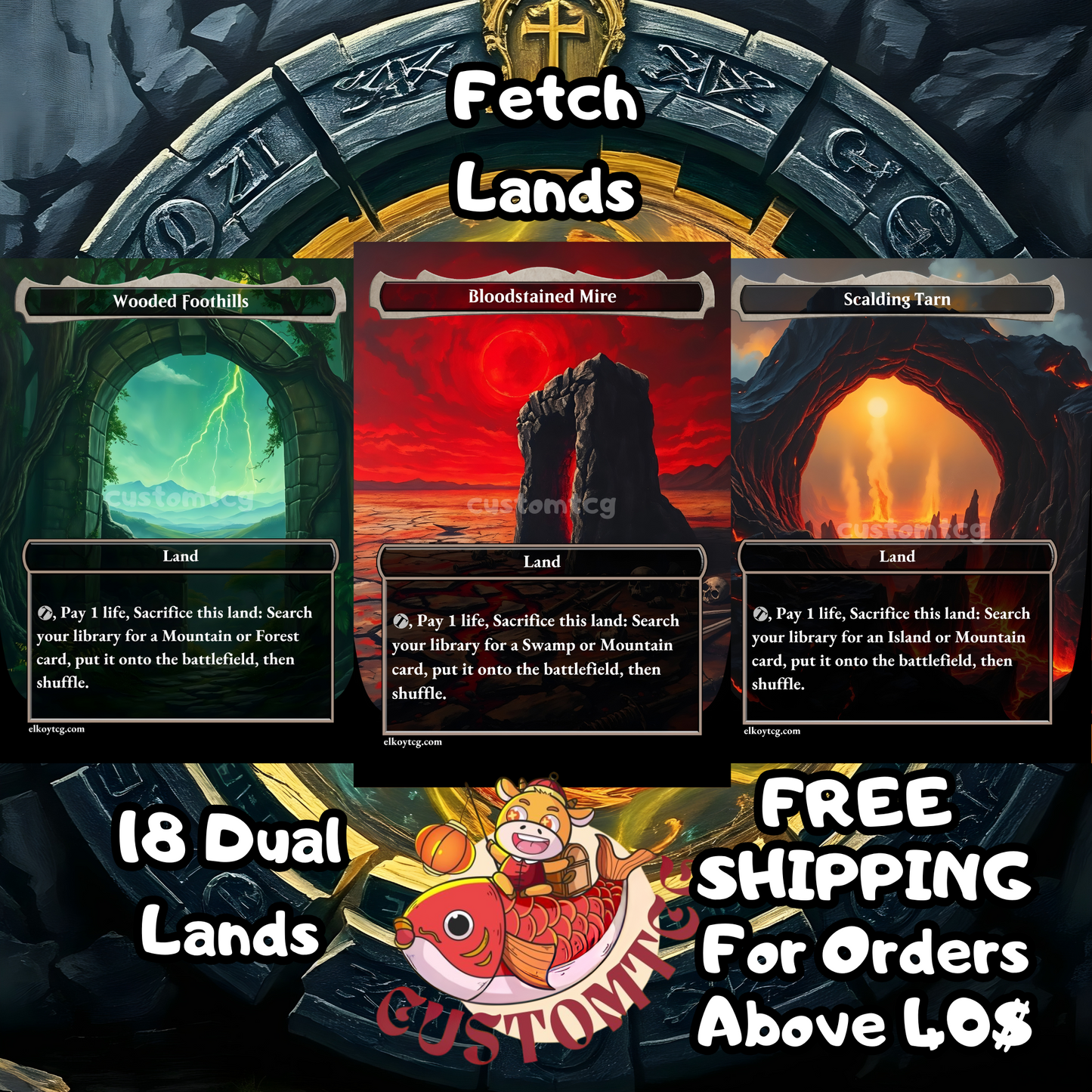 Ancient Portals Fetch Lands Set