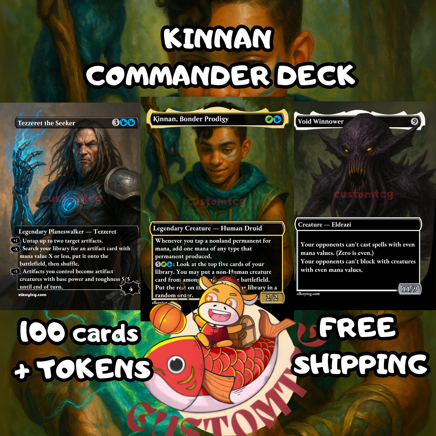 Kinnan, Bonder Prodigy Custom Deck