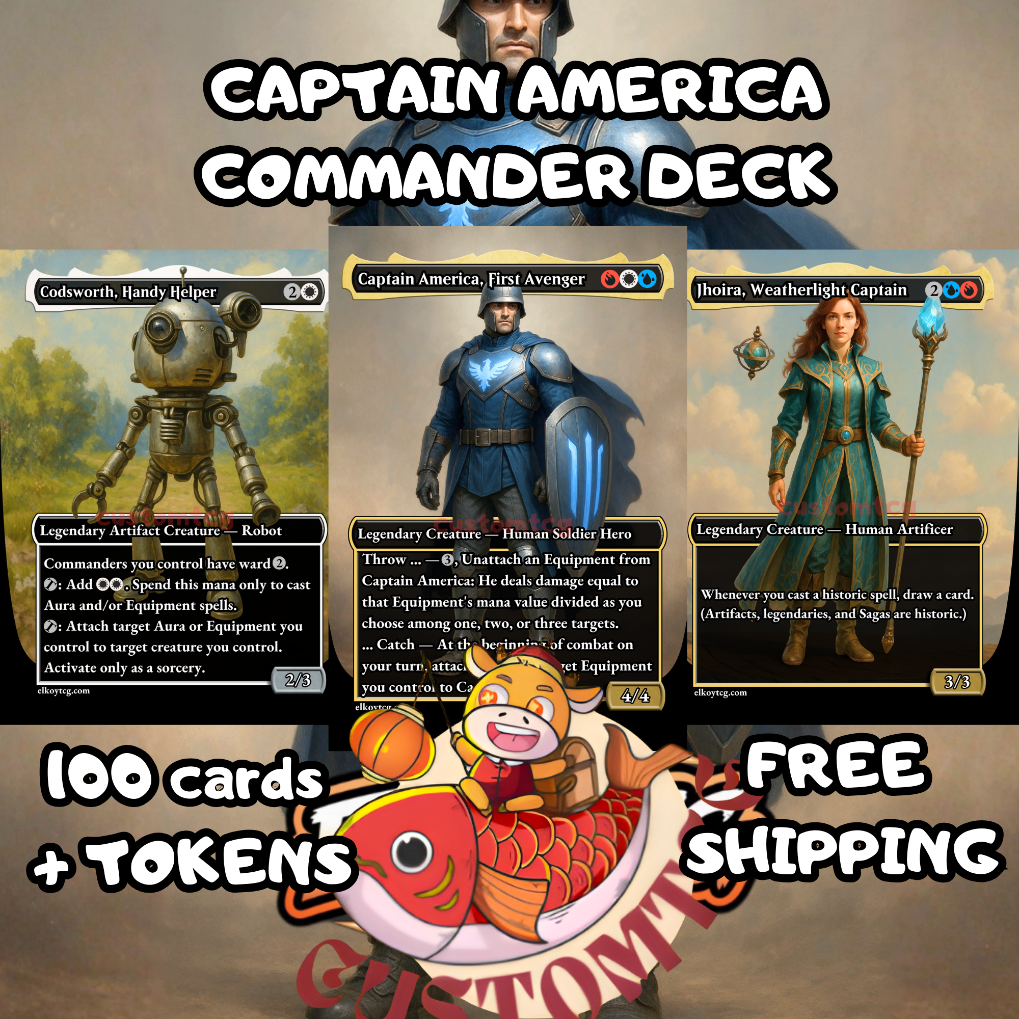 Captain America, First Avenger Custom Deck