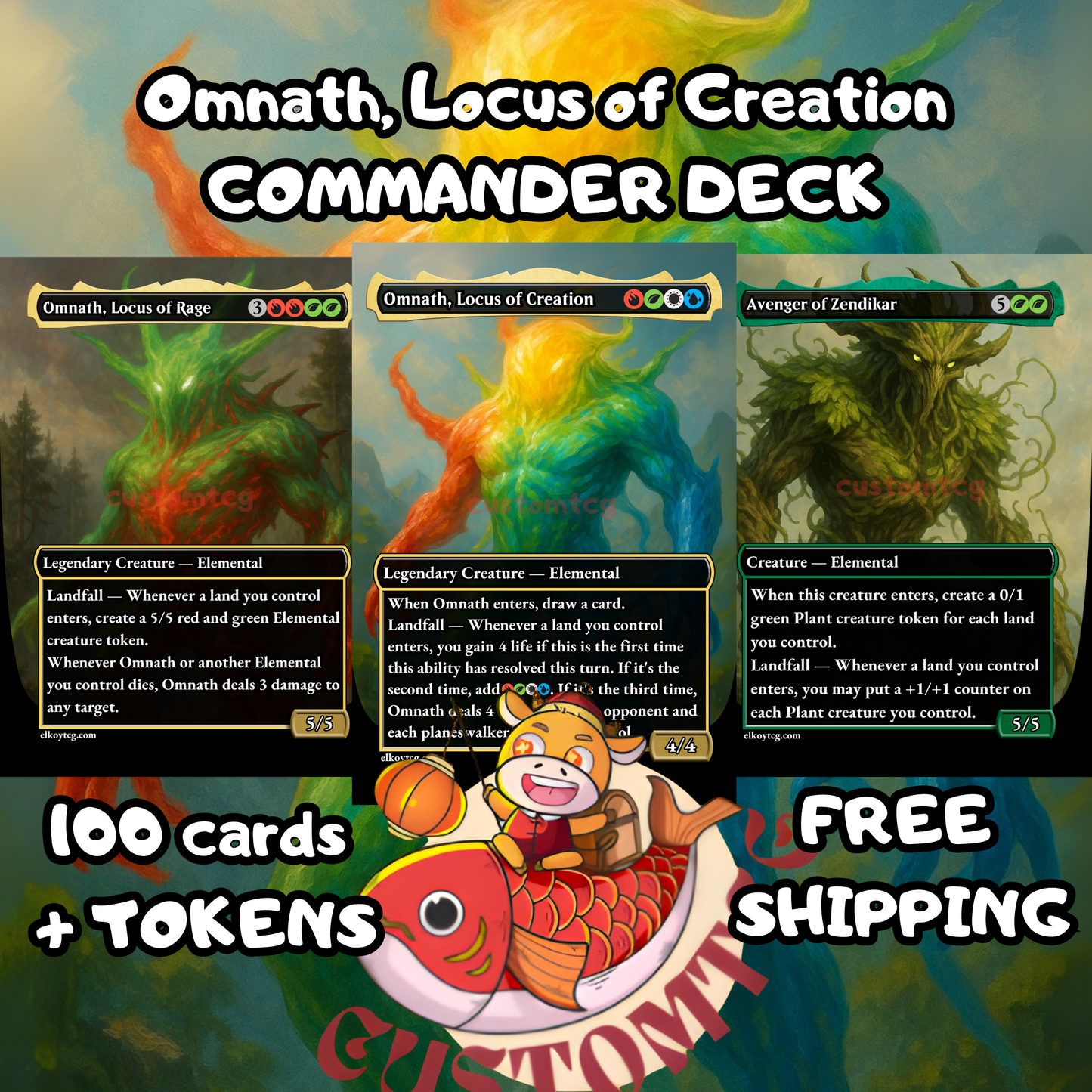 Omnath, Locus of Creation Custom Deck