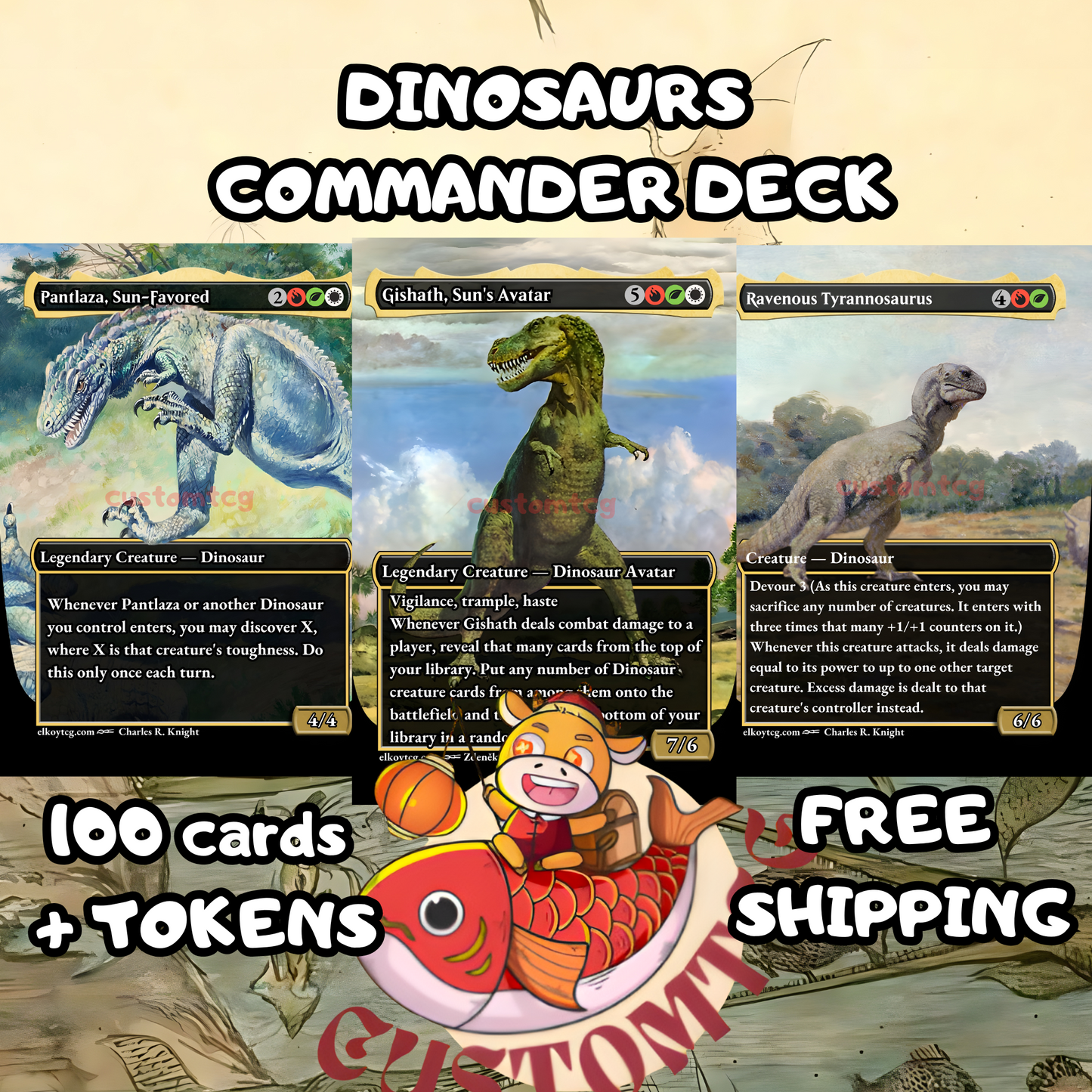 Dinosaur C0mmander Deck
