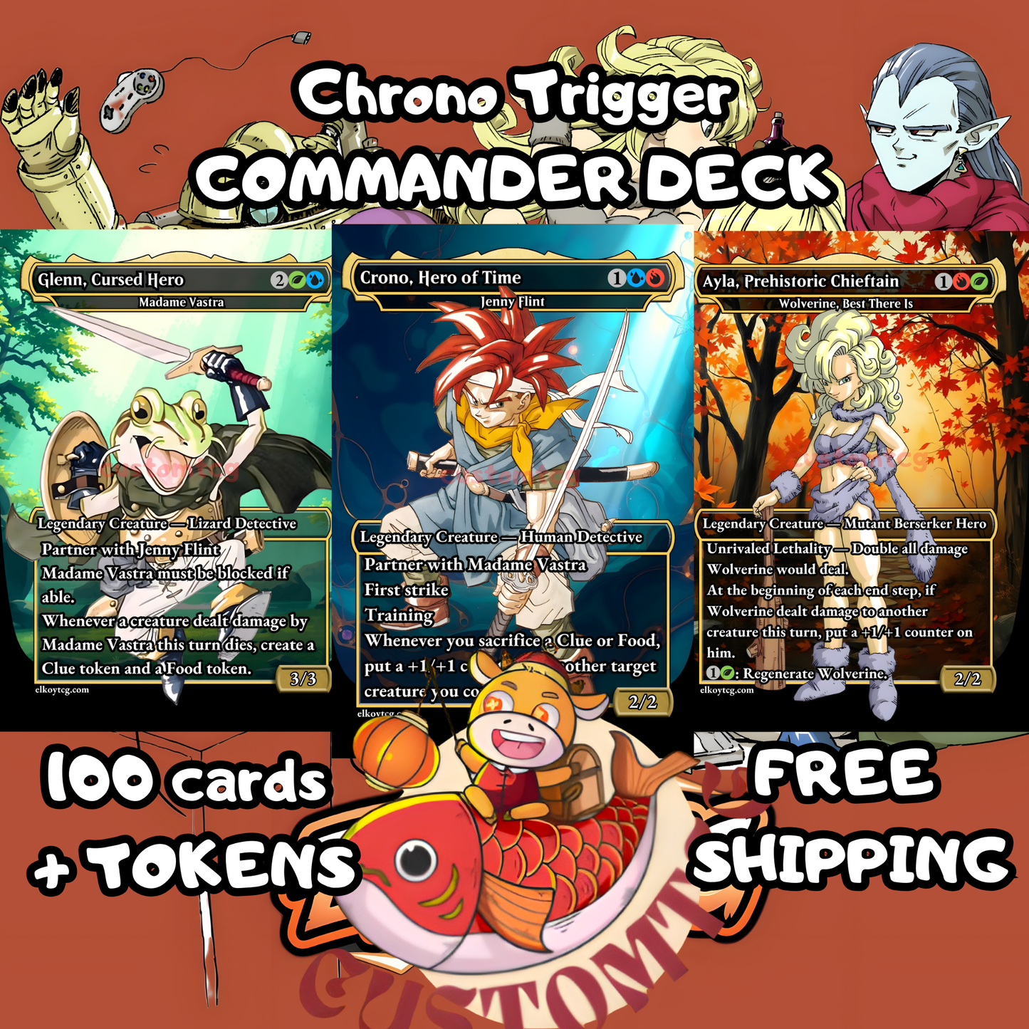 Chrono Trigger C0mmander Deck