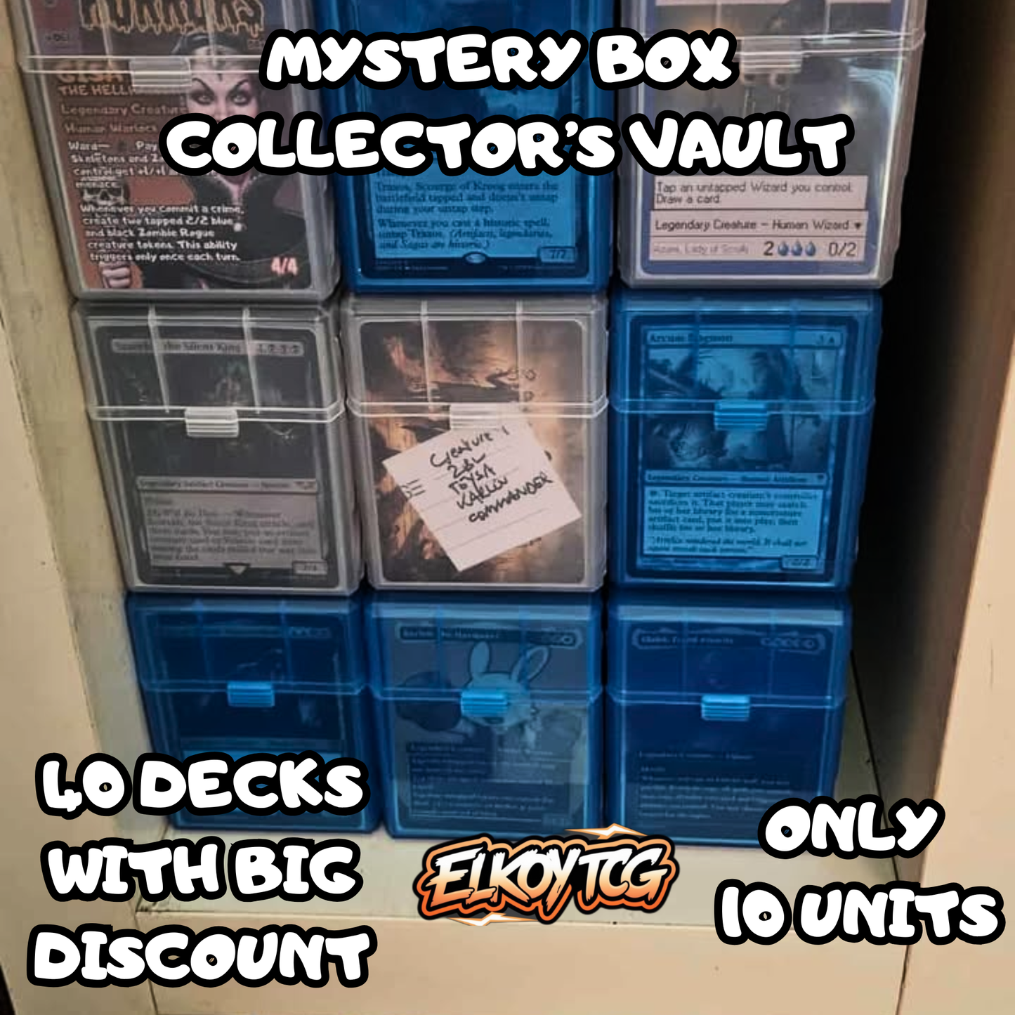 Elkoy Mystery Vault – 40 Custom Commander Decks - 10 units only