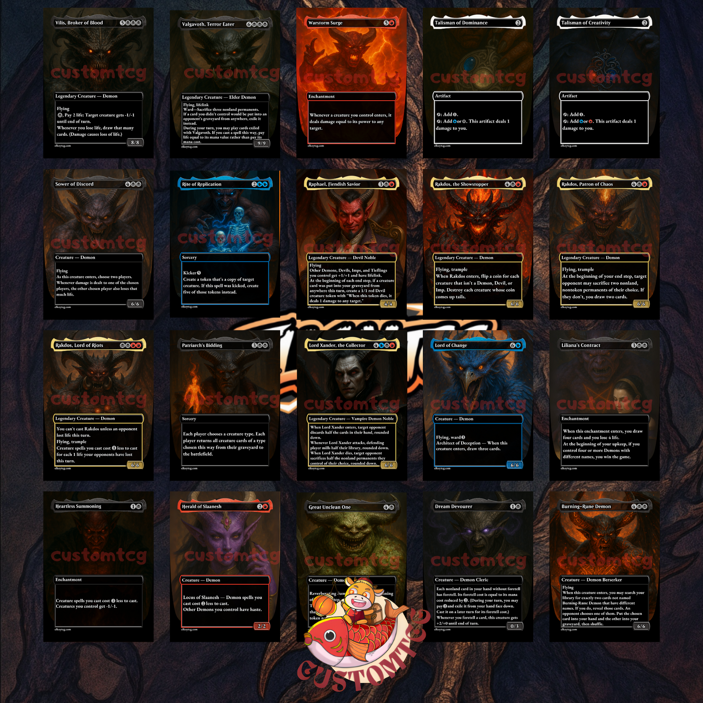 Be'lakor, the Dark Master Custom Deck