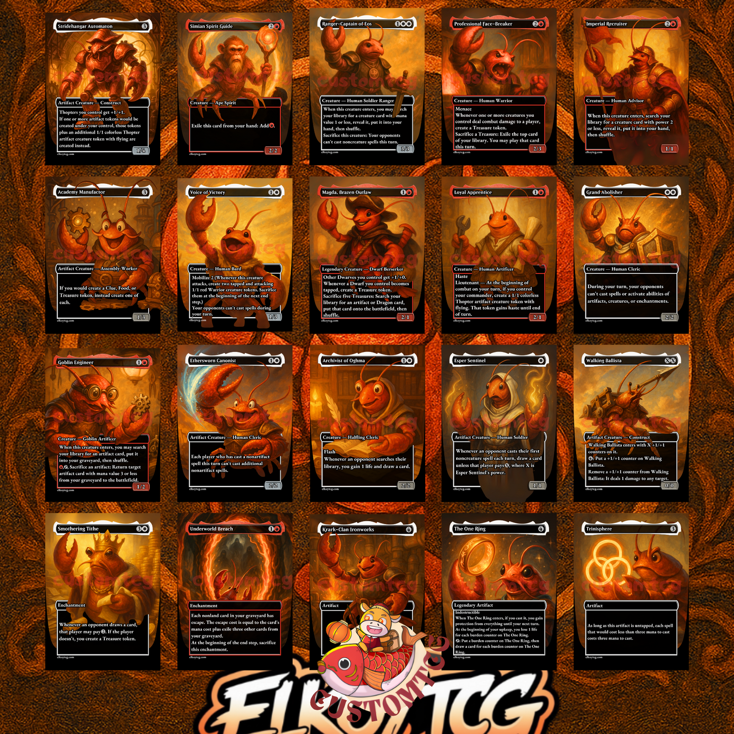 Ragost - Lobster Custom Commander Deck