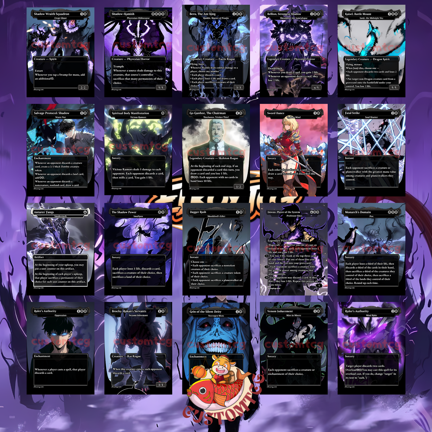 Solo Leveling Custom Deck