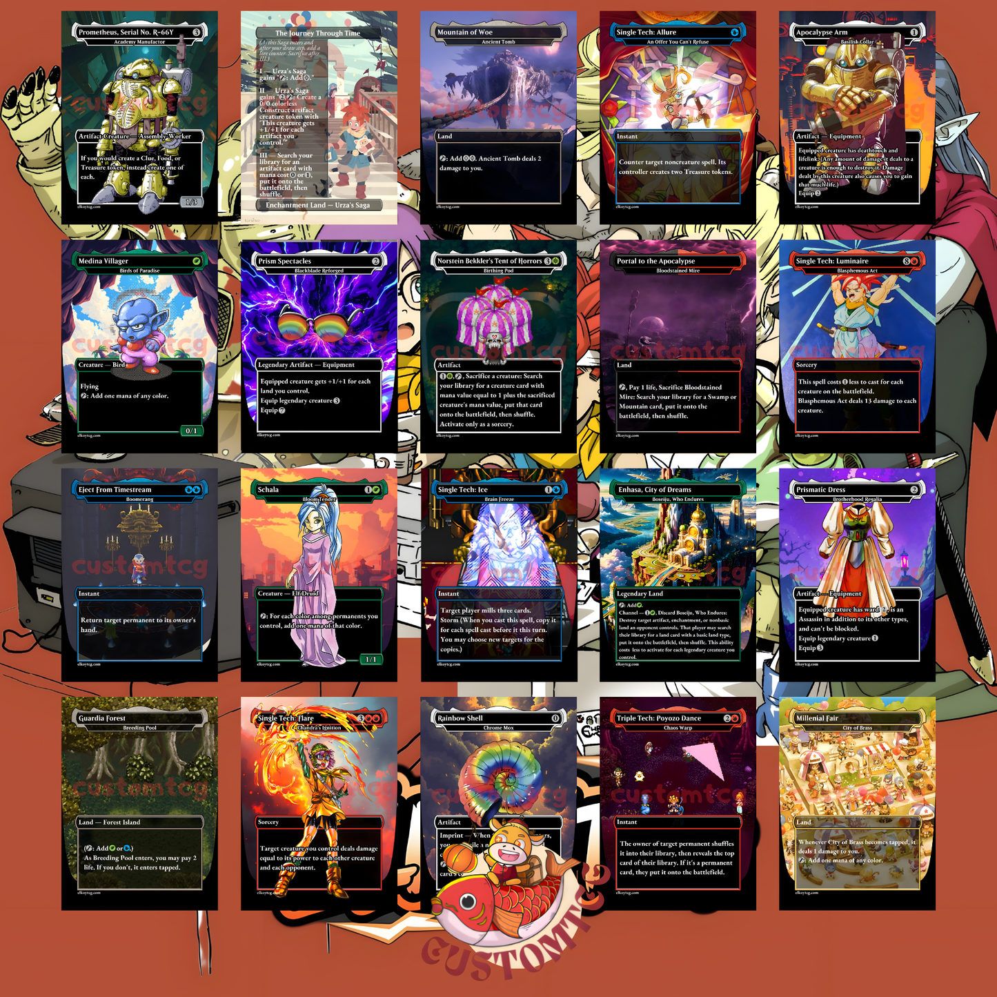 Chrono Trigger C0mmander Deck