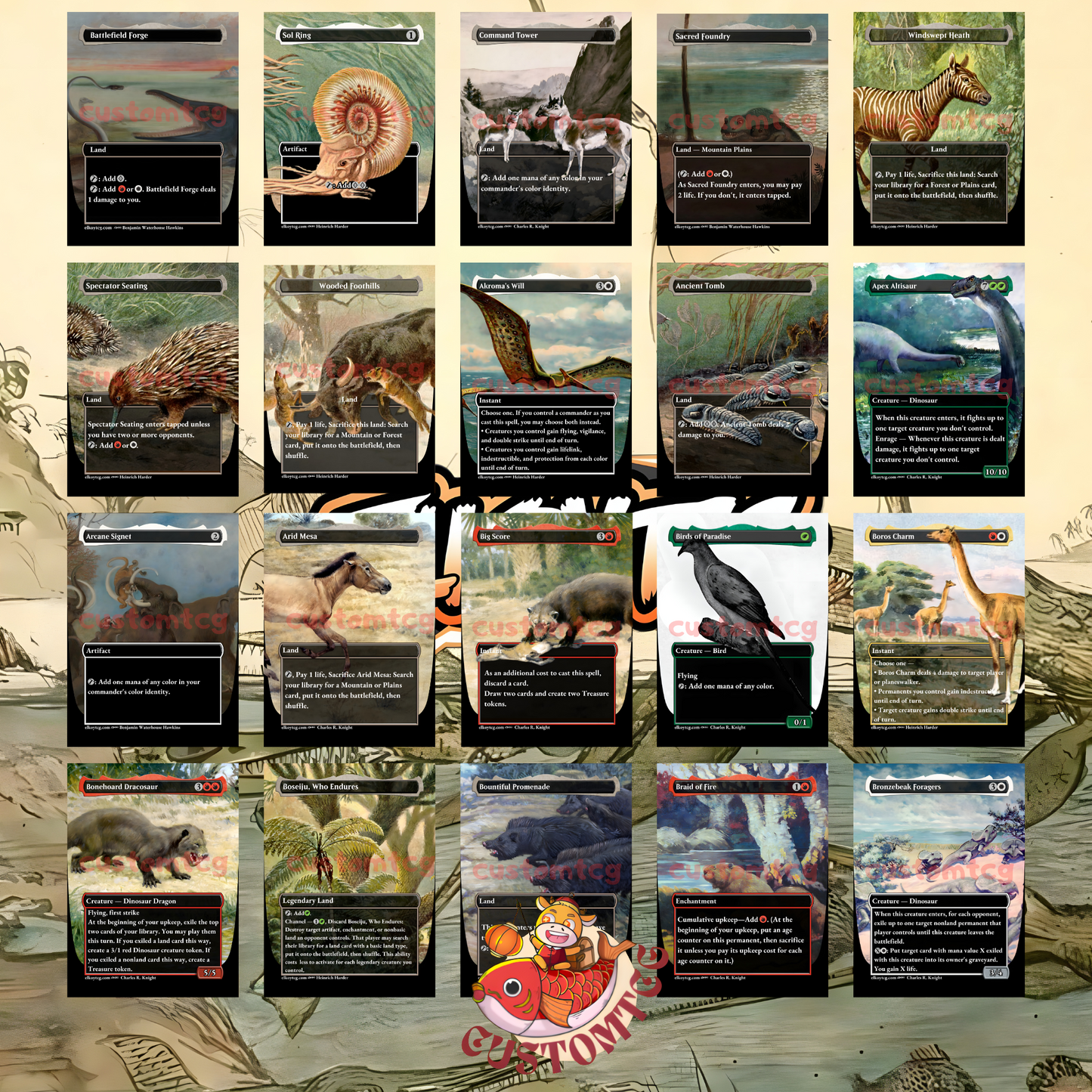 Dinosaur C0mmander Deck