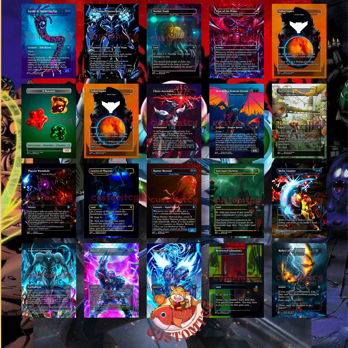 Metroid Commander Deck