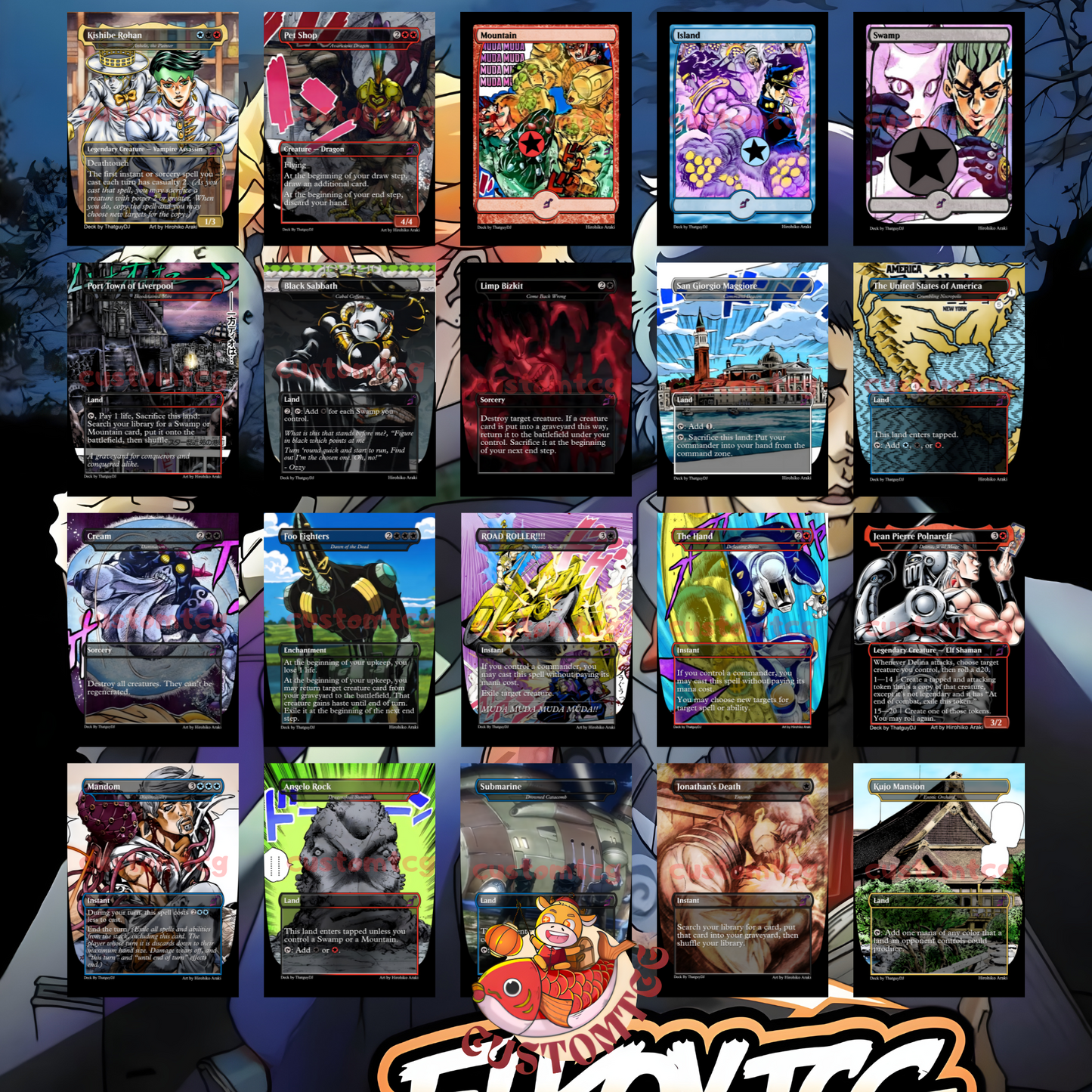 JoJo’s Bizarre Commander Deck
