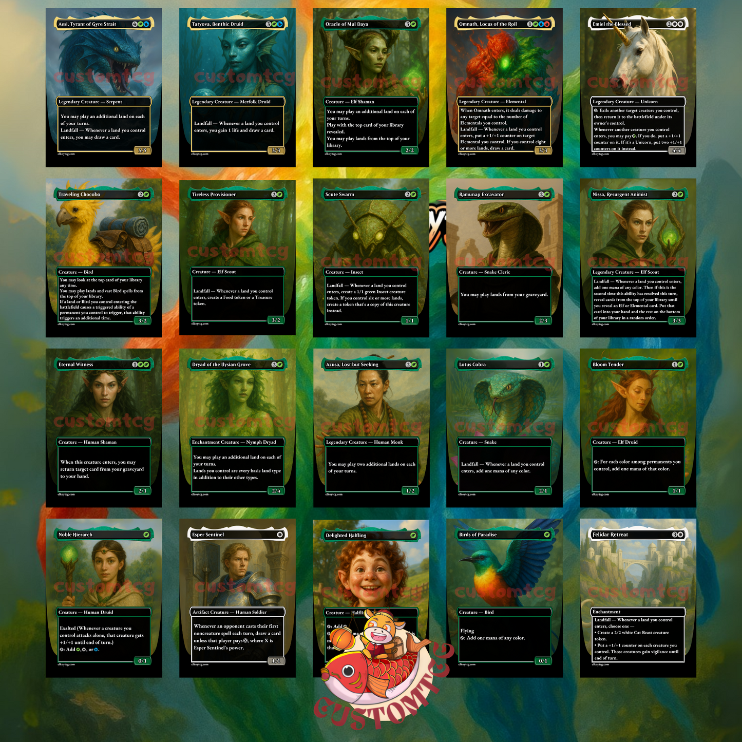 Omnath, Locus of Creation Custom Deck