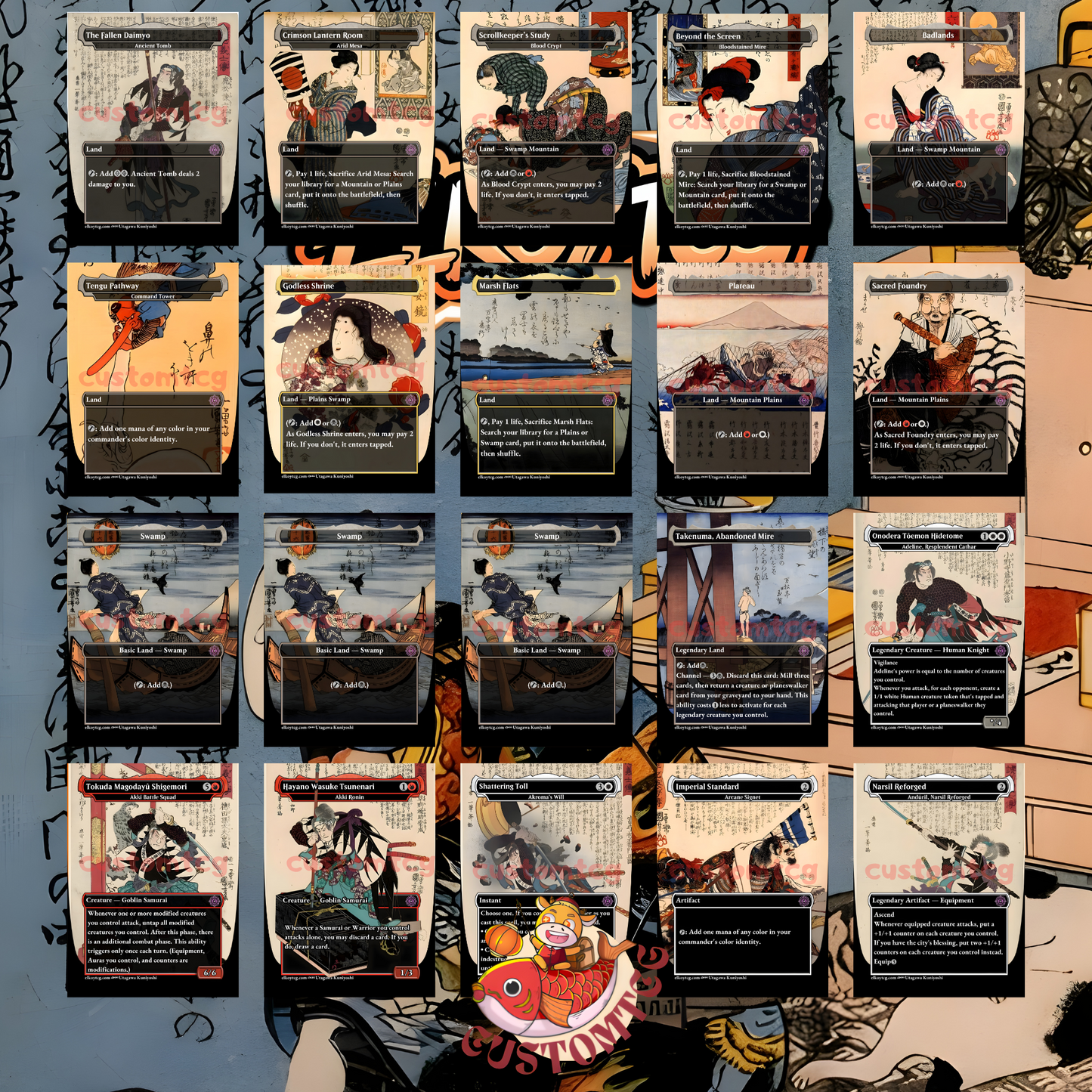 Samurai Custom Deck