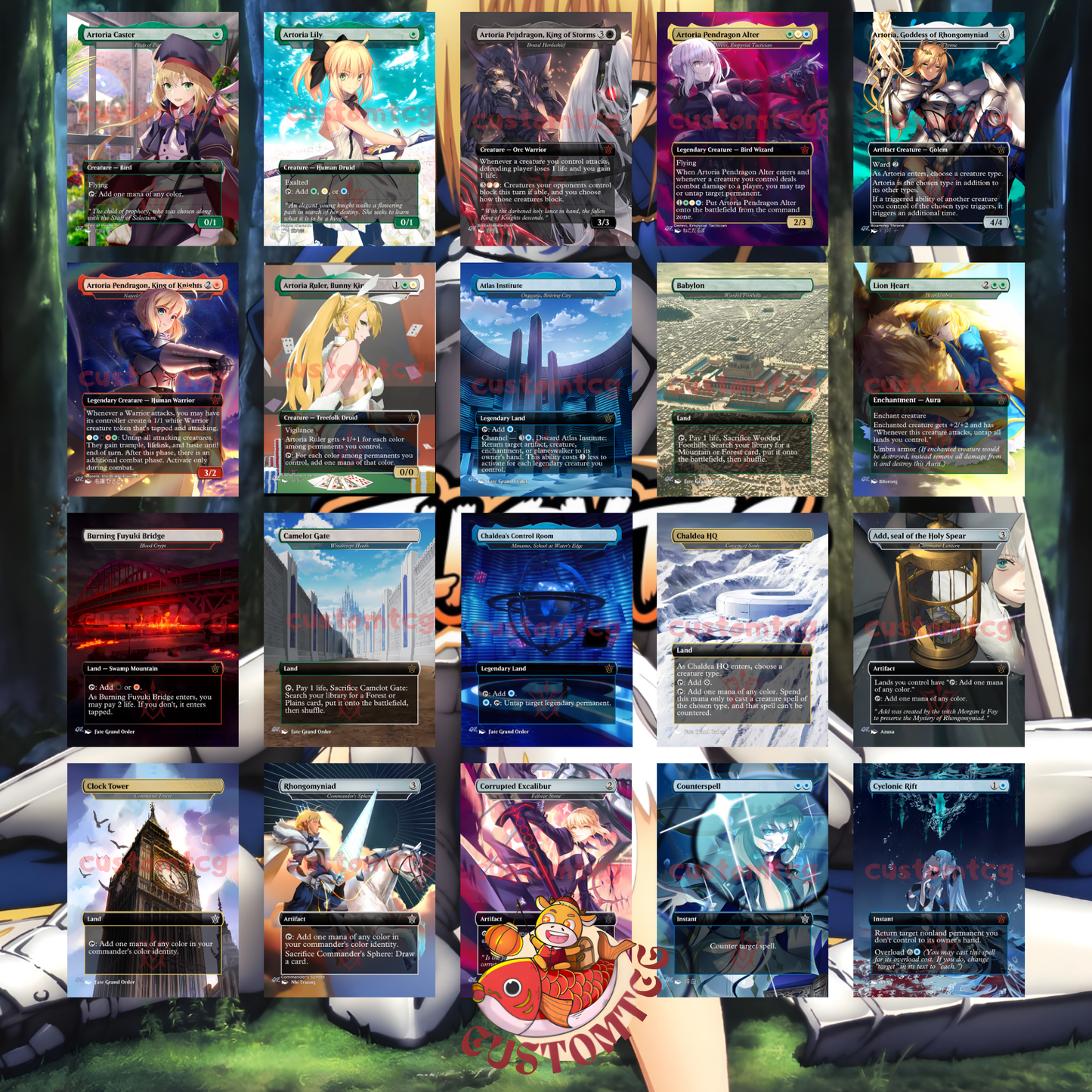 Saber Fate V3 Deck