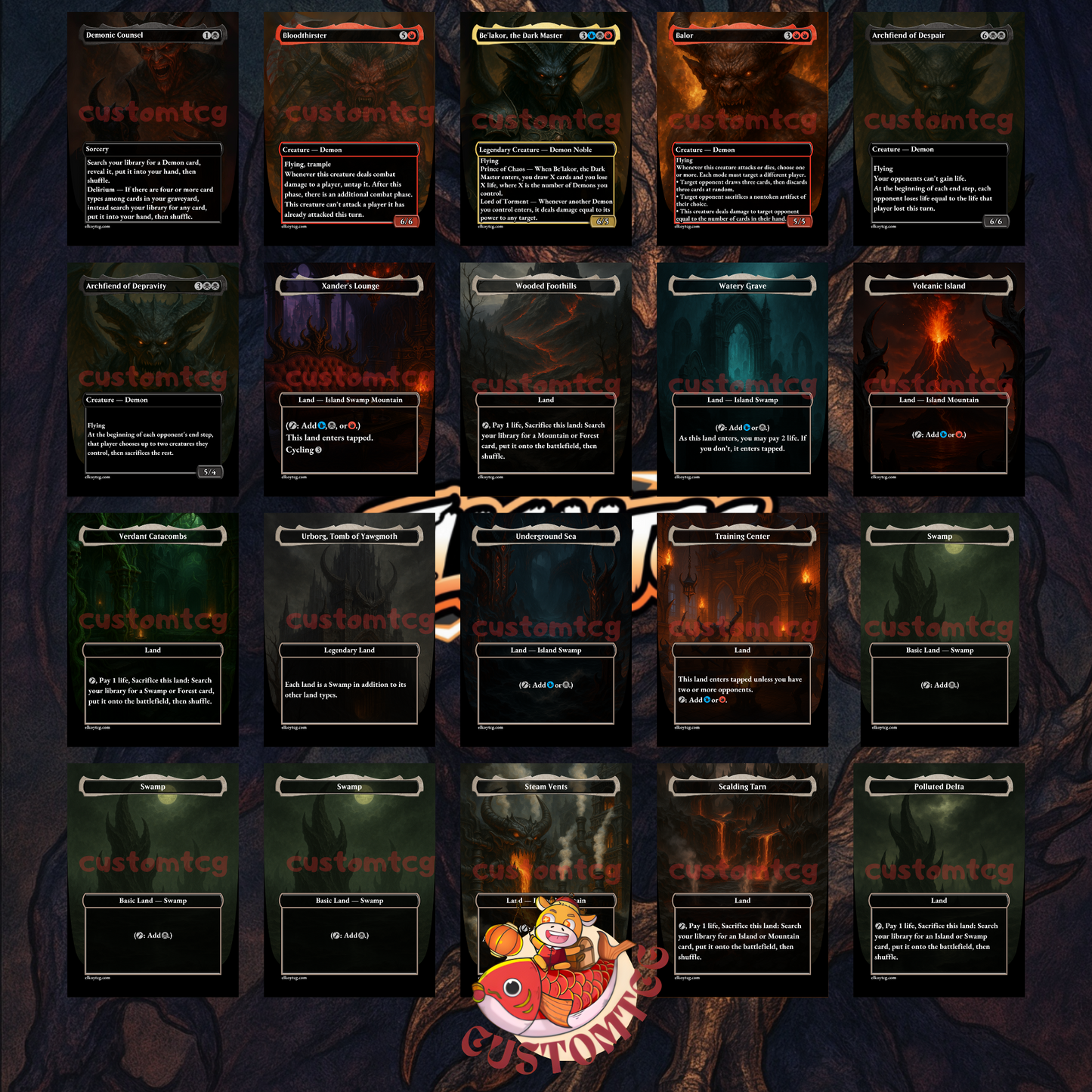 Be'lakor, the Dark Master Custom Deck