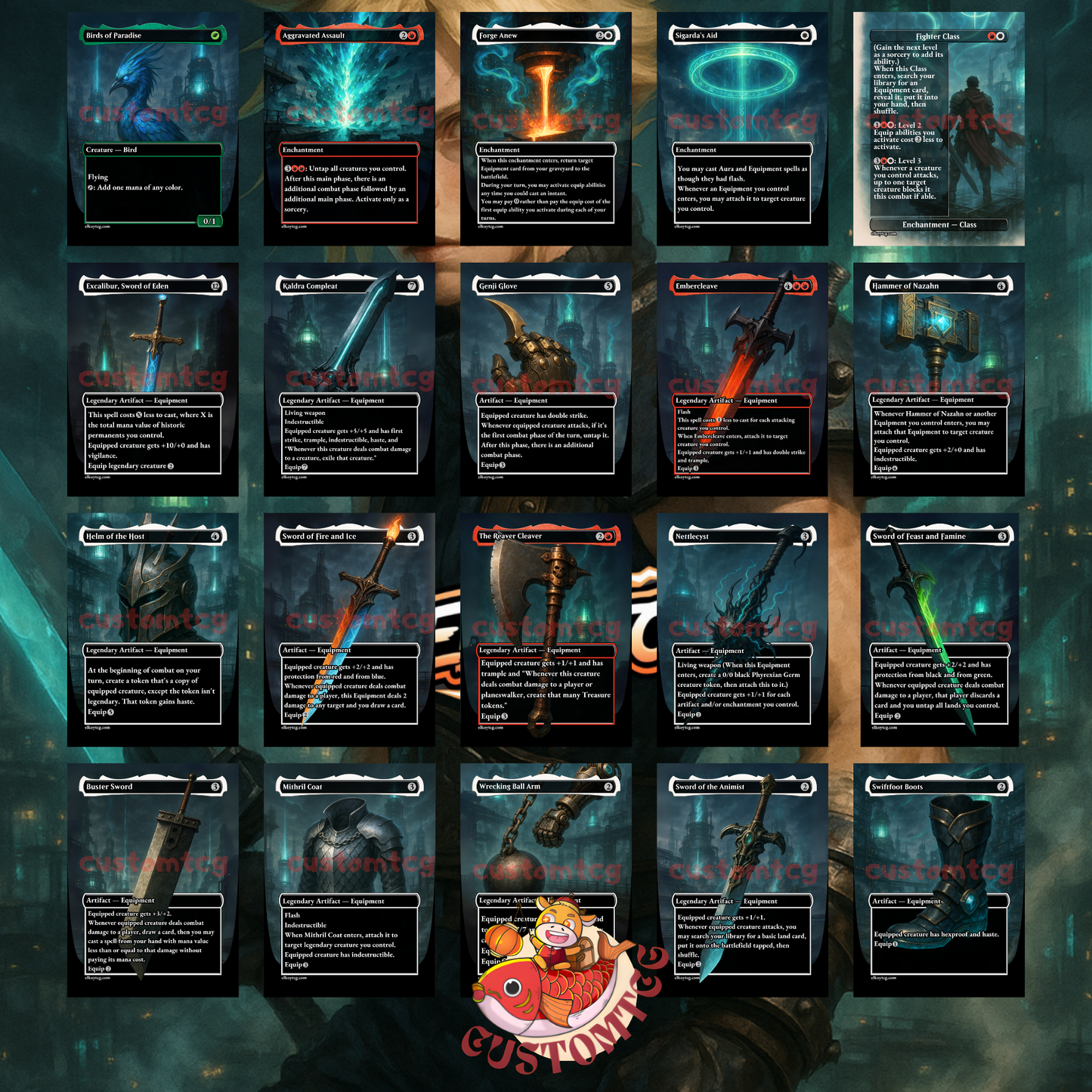 Cloud, Ex-SOLDIER – Custom Deck