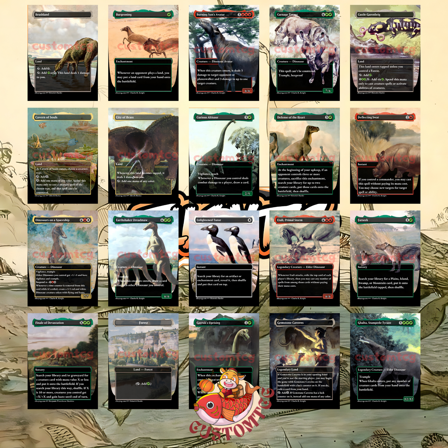Dinosaur C0mmander Deck
