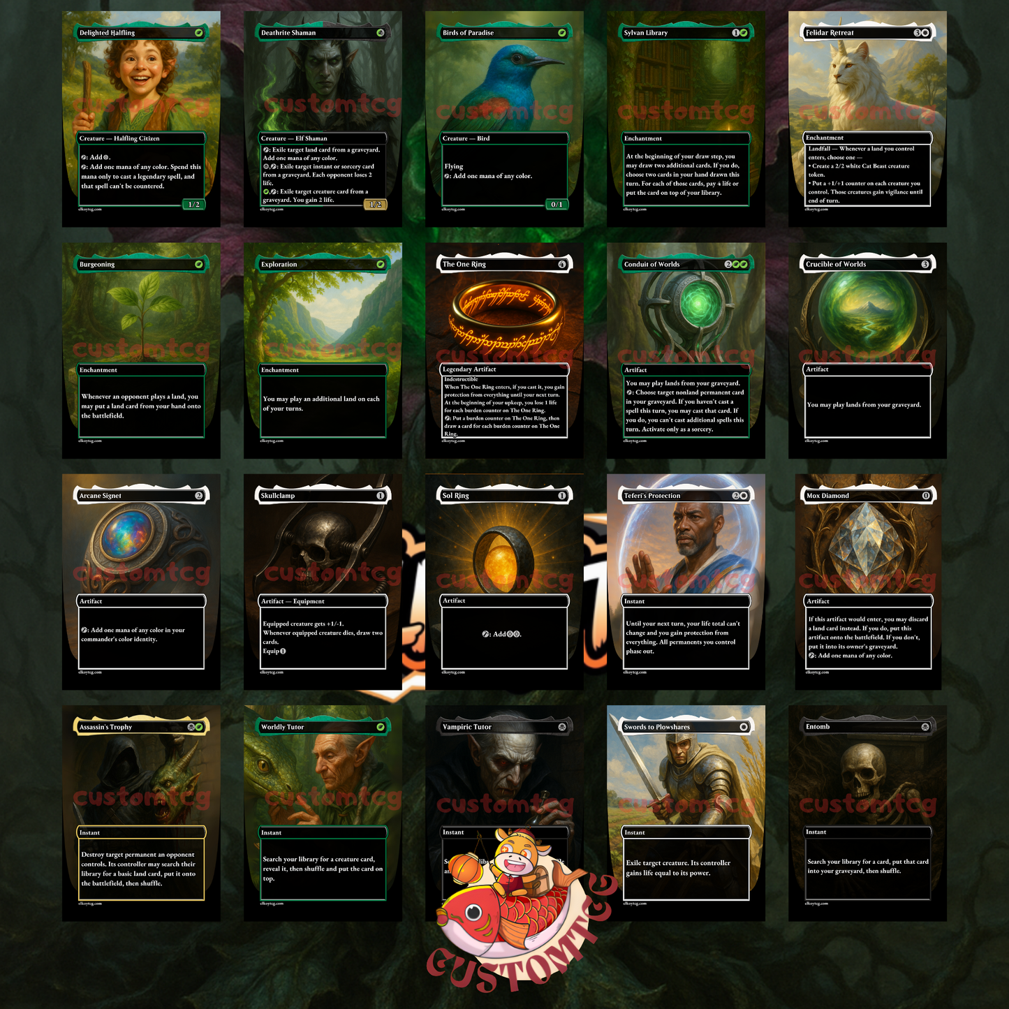 The Necrobloom Custom Deck