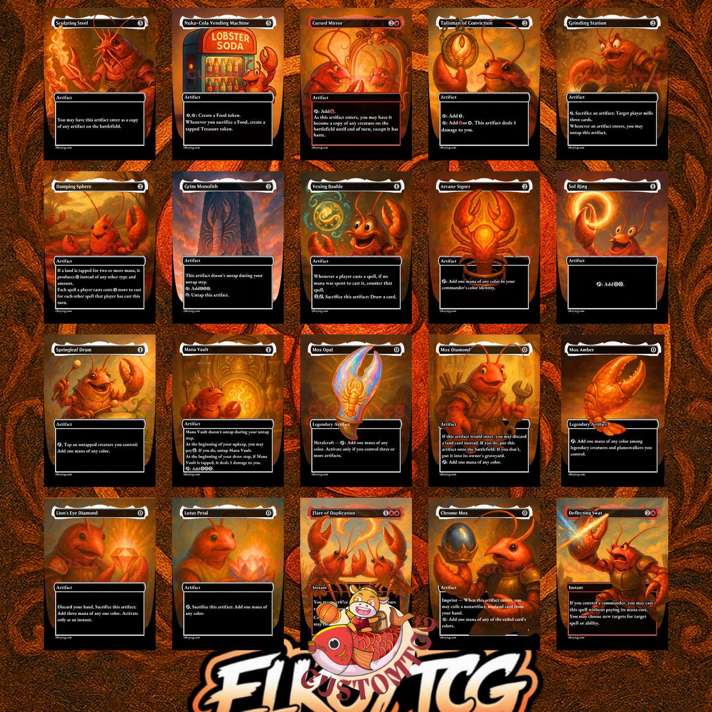 Ragost - Lobster Custom Commander Deck