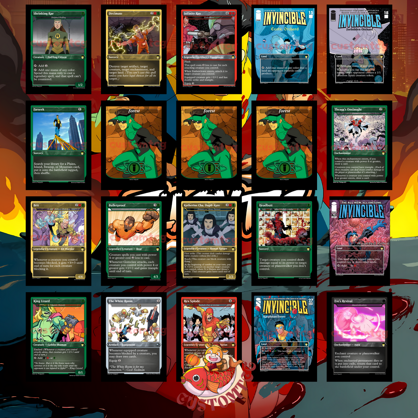 Invincible Commander Deck