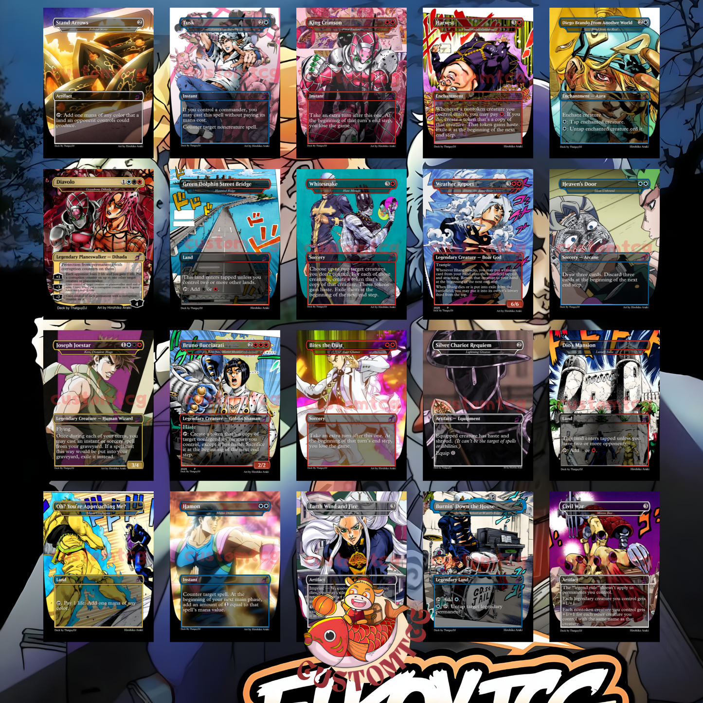 JoJo’s Bizarre Commander Deck