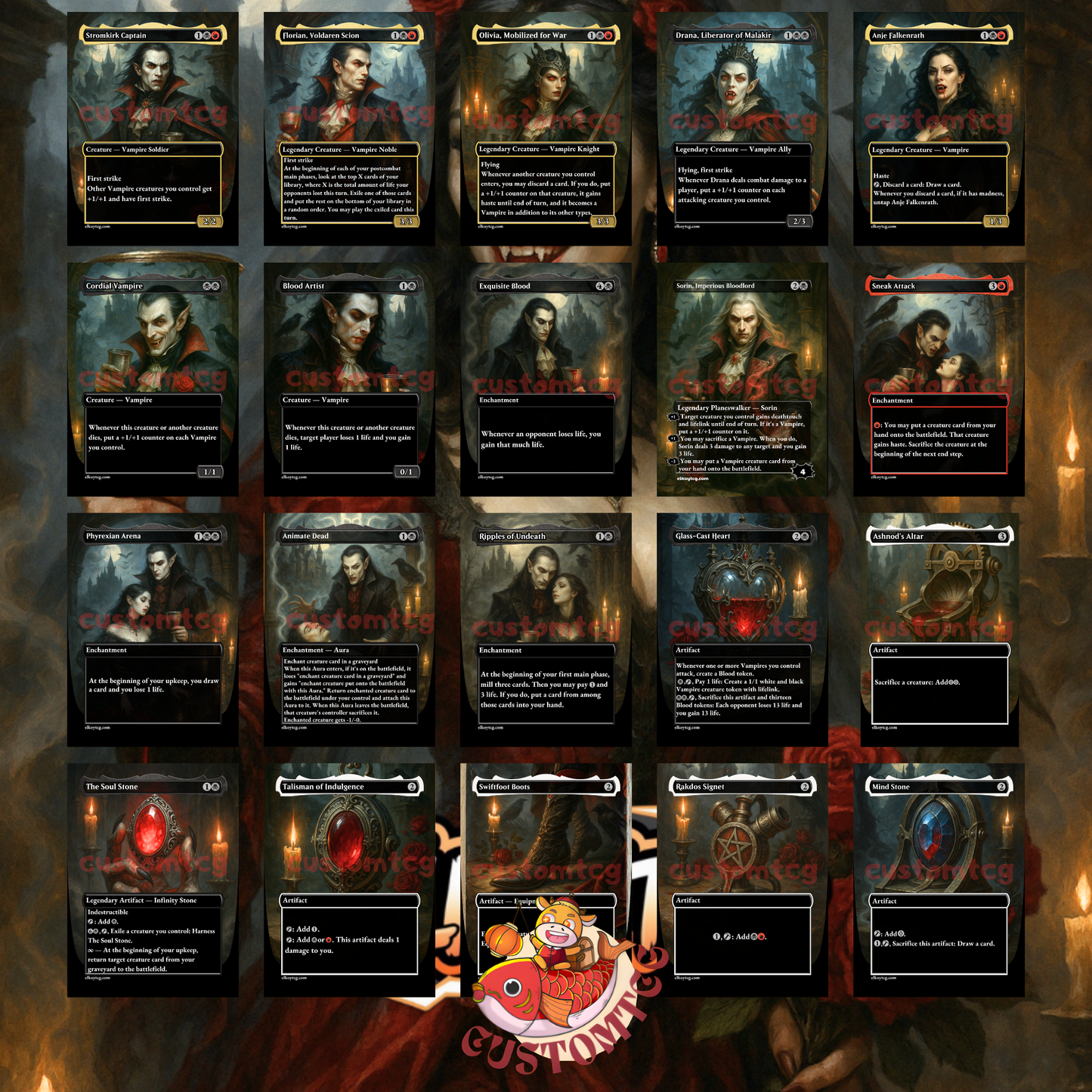 Olivia, Crimson Bride Custom Deck