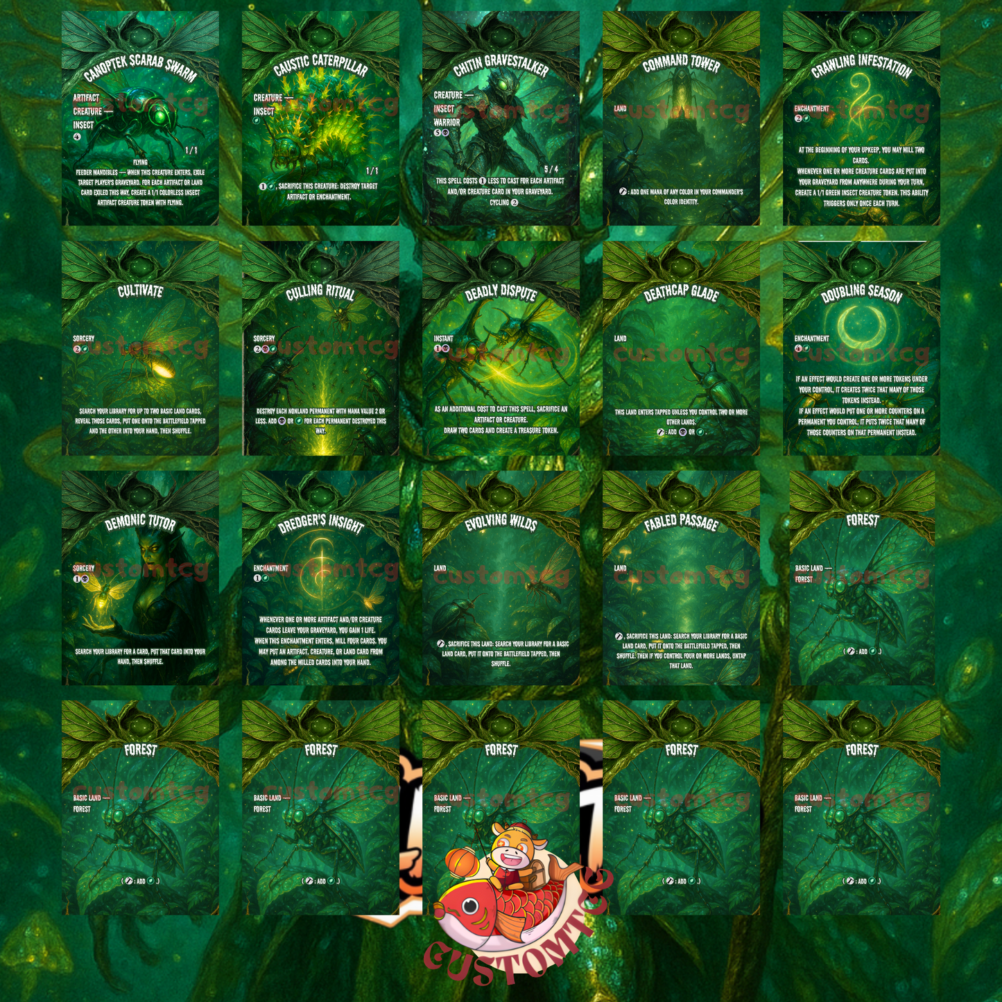 Aatchik, Emerald Radian Custom Deck