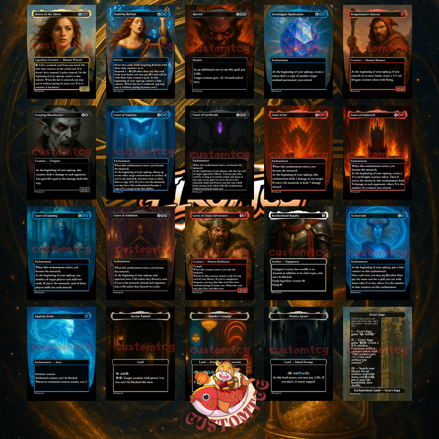 Obeka, Splitter of Seconds Custom Deck