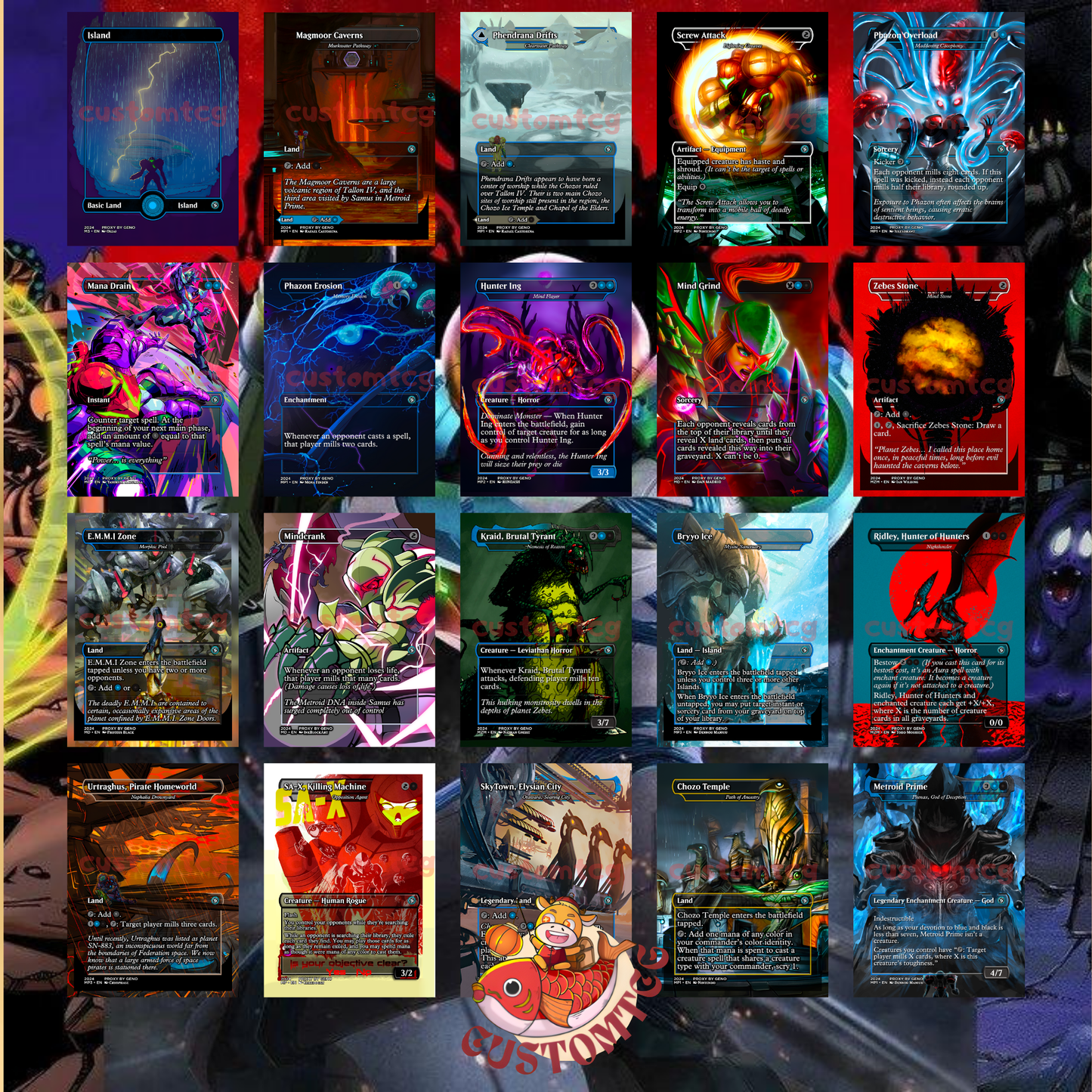 Metroid Commander Deck
