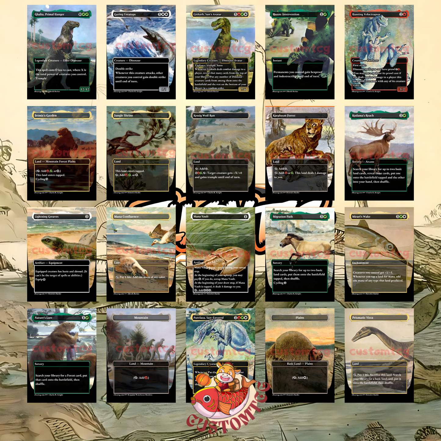 Dinosaur C0mmander Deck