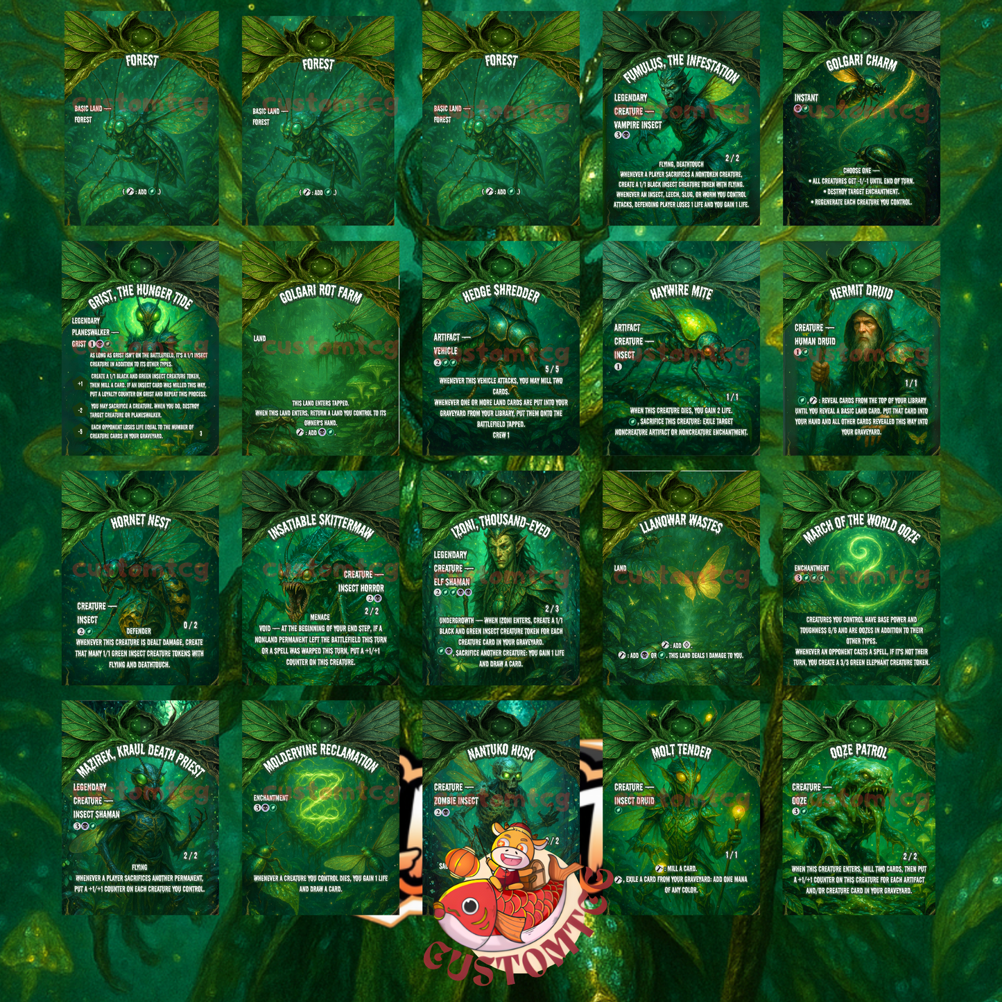Aatchik, Emerald Radian Custom Deck