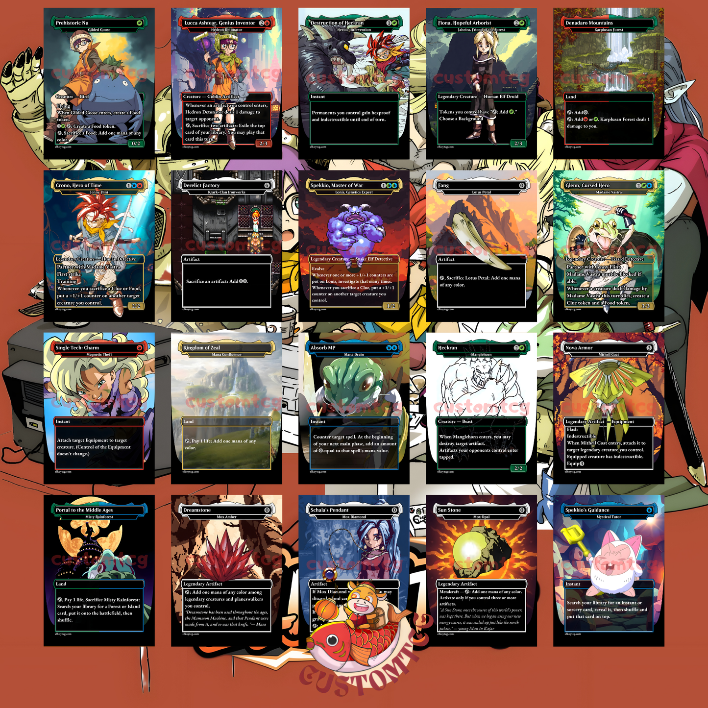 Chrono Trigger C0mmander Deck