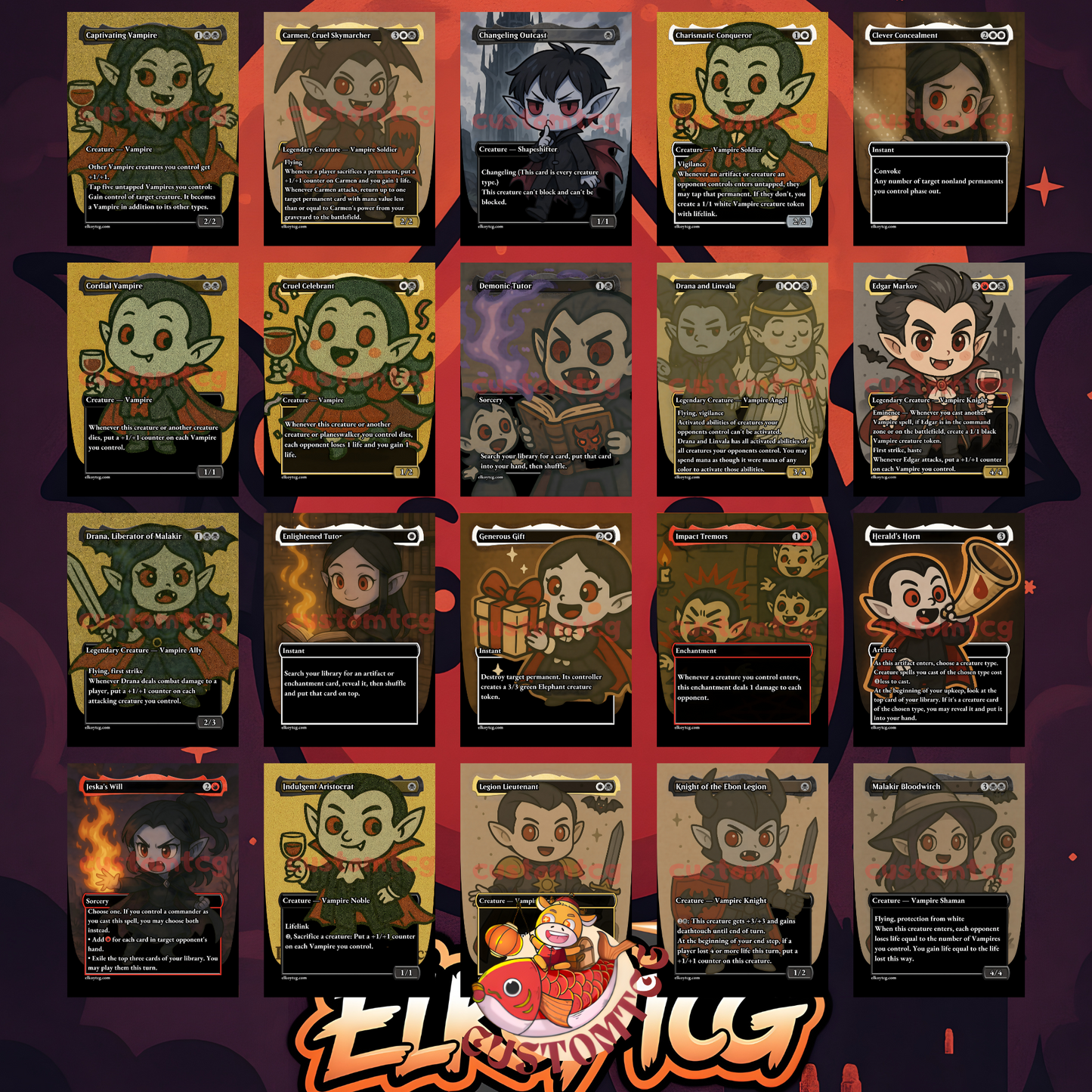 Chibi Vampires Commander Deck