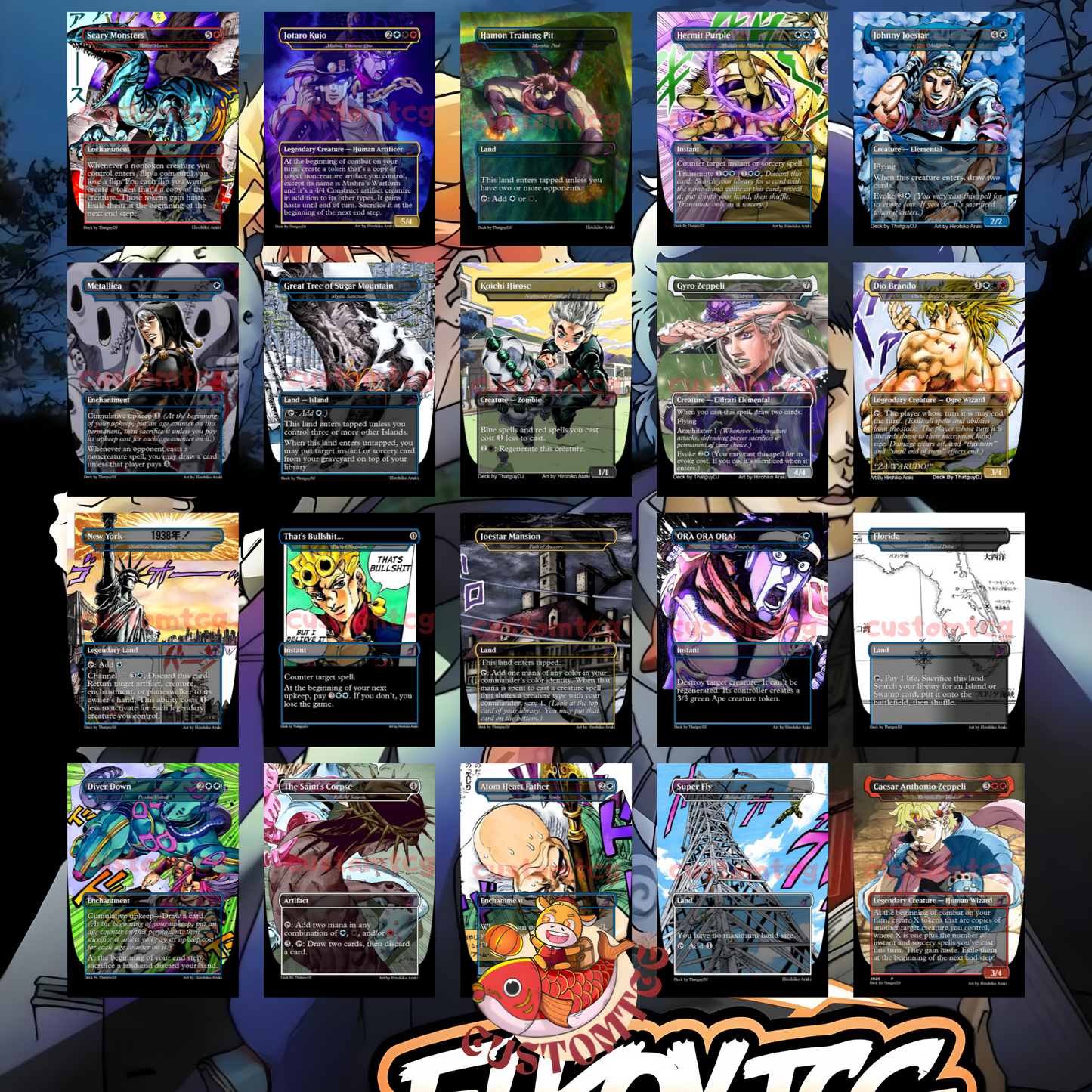 JoJo’s Bizarre Commander Deck