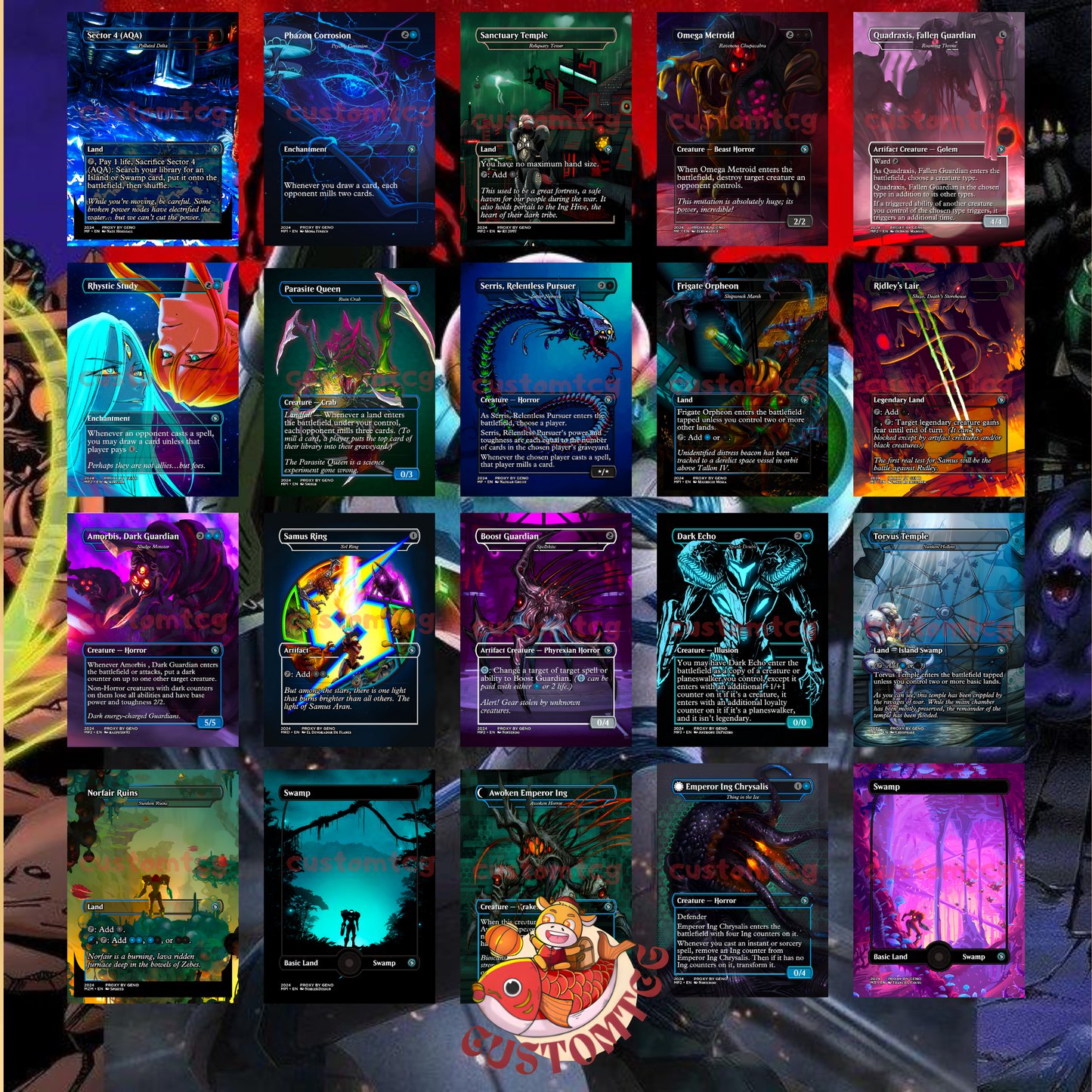 Metroid Commander Deck