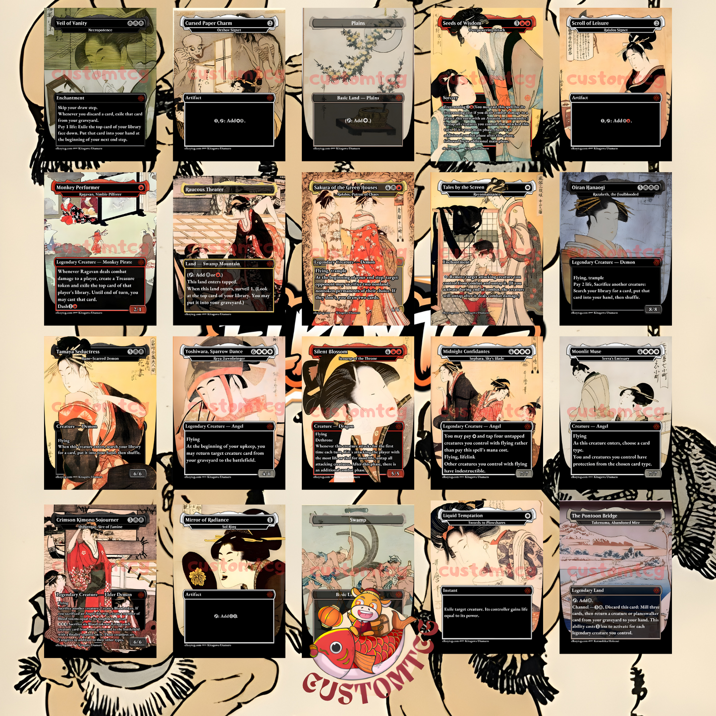 Geisha Court – Custom Deck