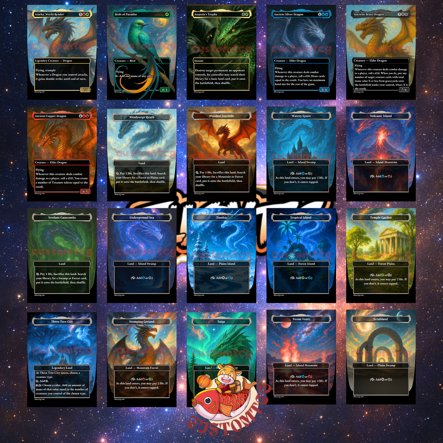 Cosmic Dragons Deck