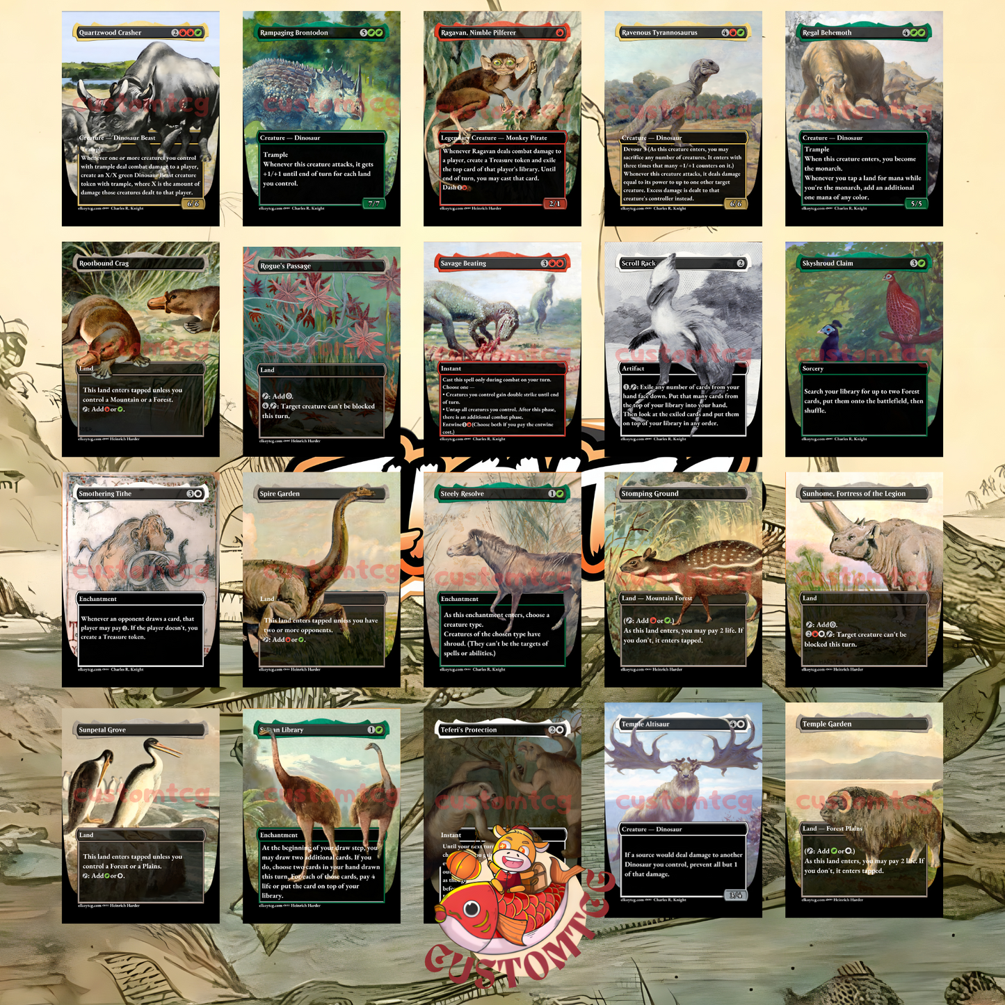 Dinosaur C0mmander Deck