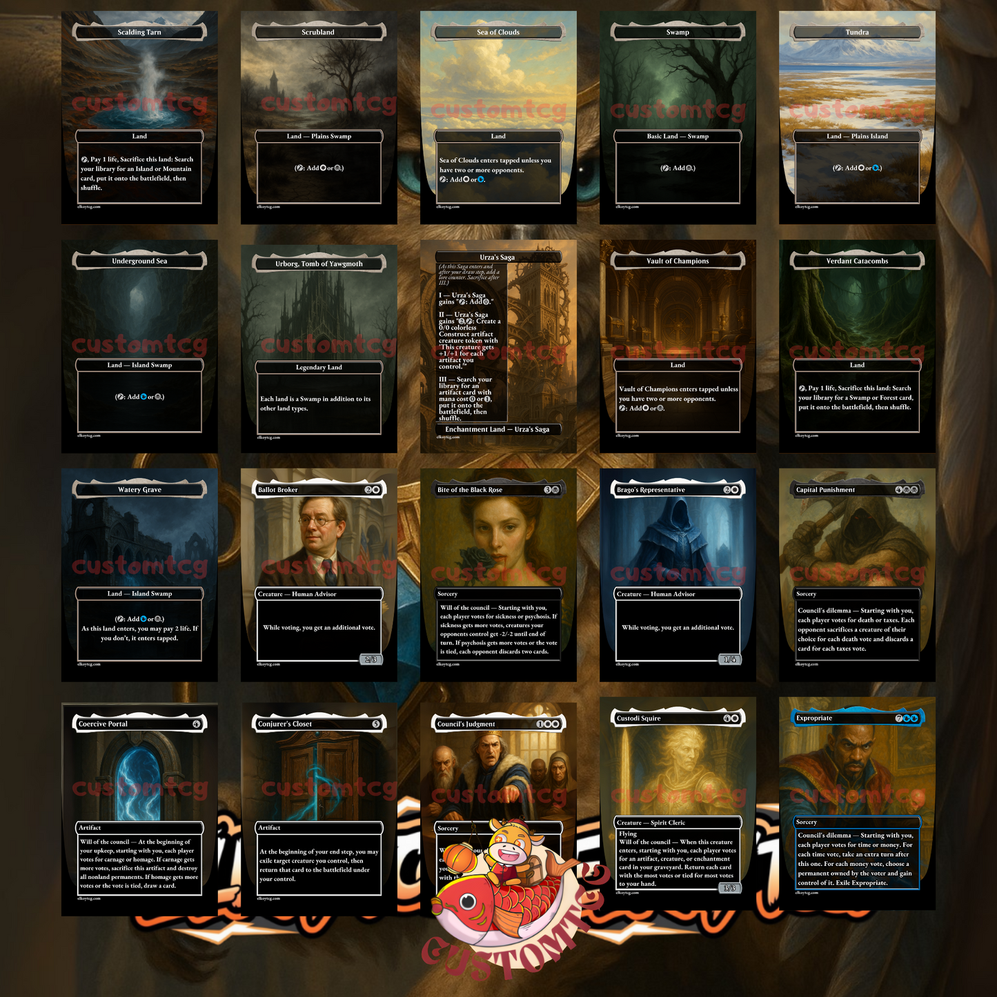 Tivit, Seller Of Secrets Custom Deck