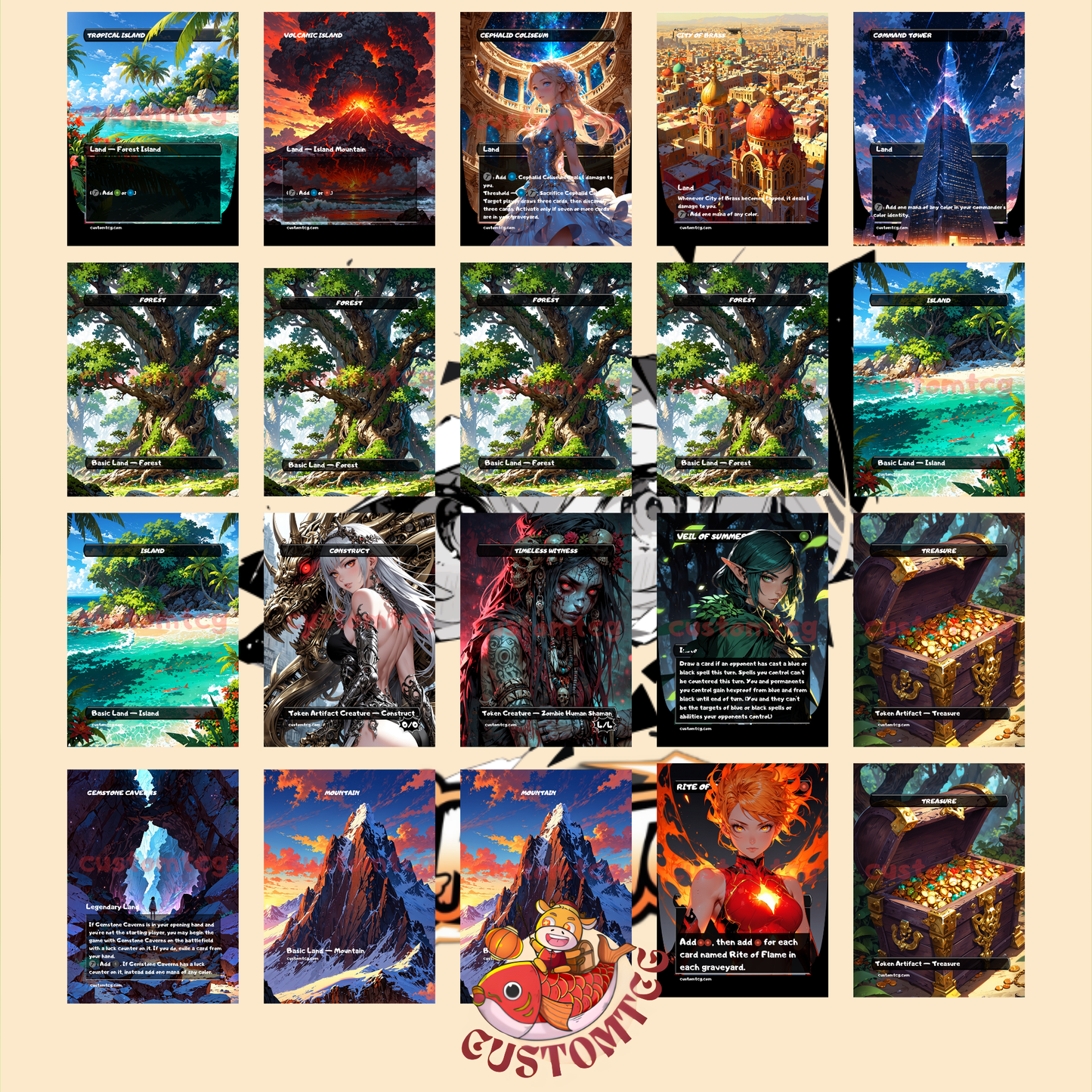 Flubs Framebreak Commander Deck