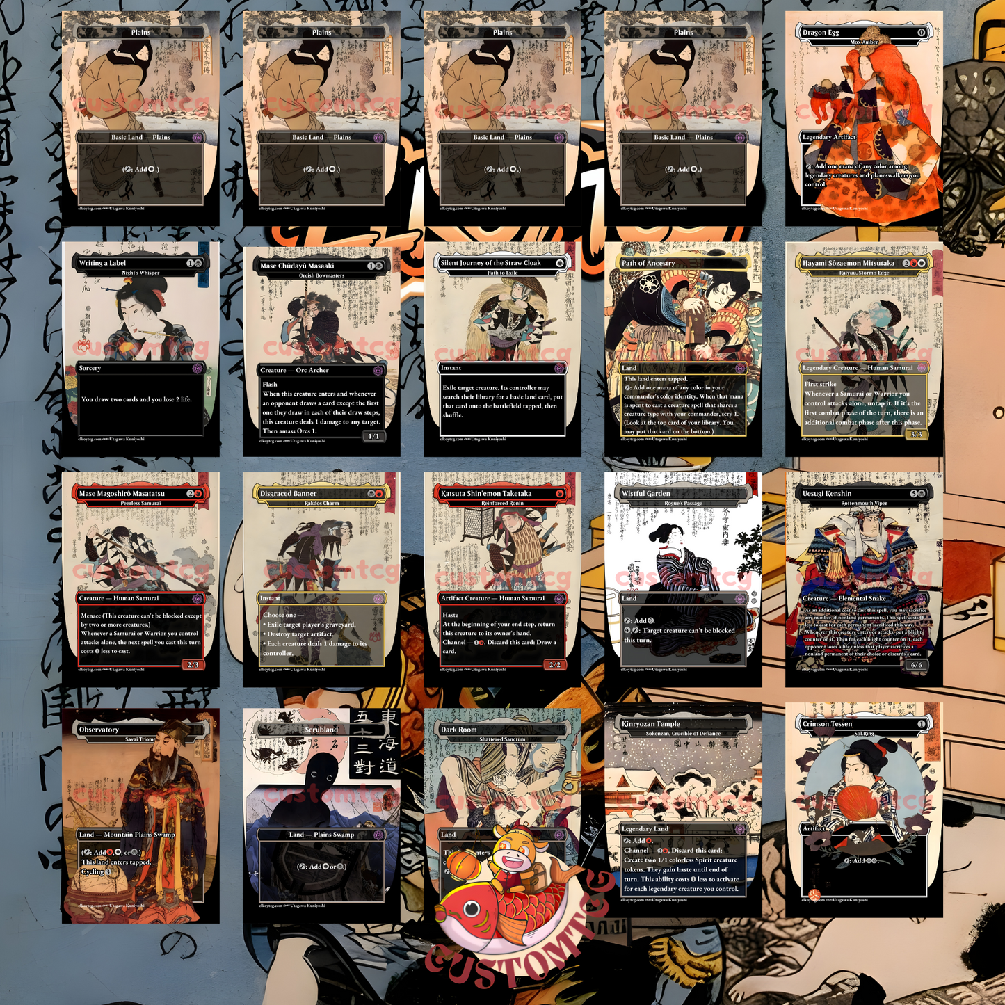 Samurai Custom Deck