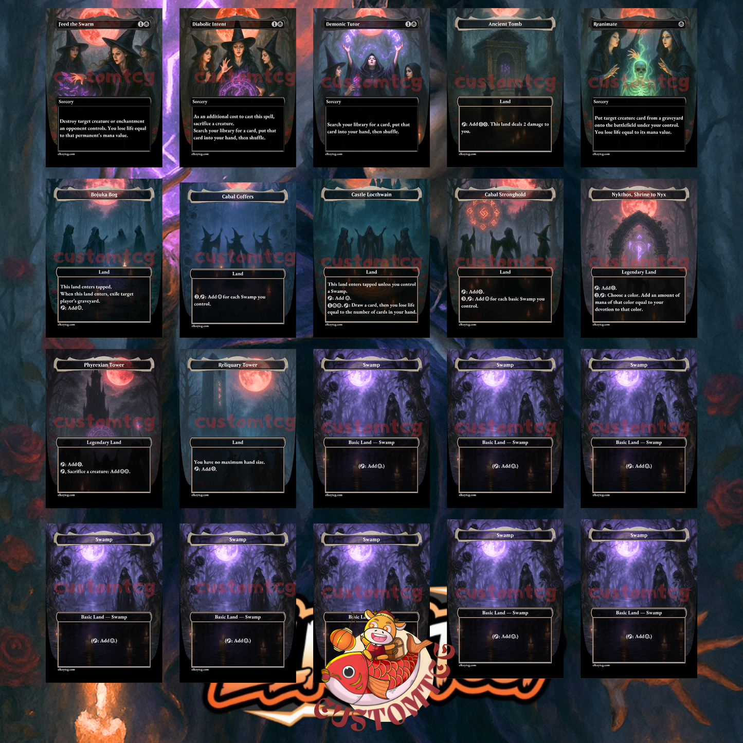Ayara, First of Locthwain Custom Deck