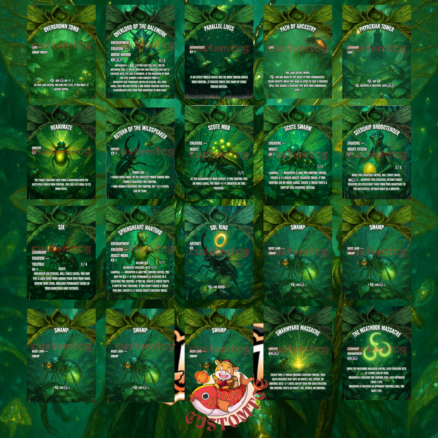 Aatchik, Emerald Radian Custom Deck