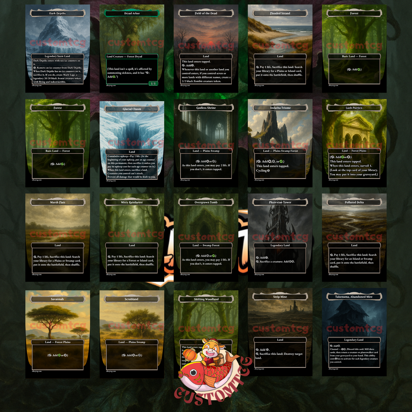 The Necrobloom Custom Deck